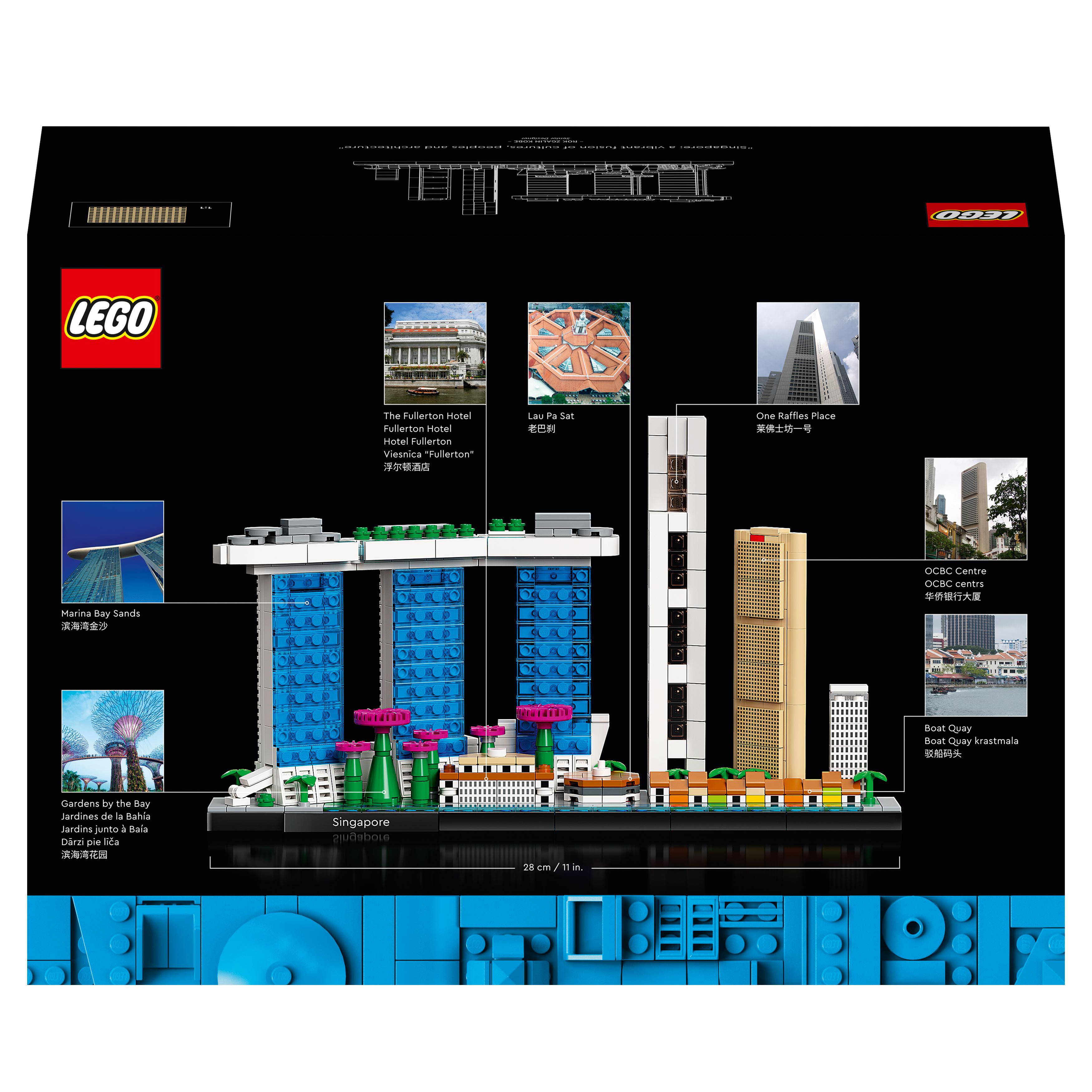 LEGO Architecture Singapore, Modellismo, Set di Costruzioni per Adulti della Col 21057, , large