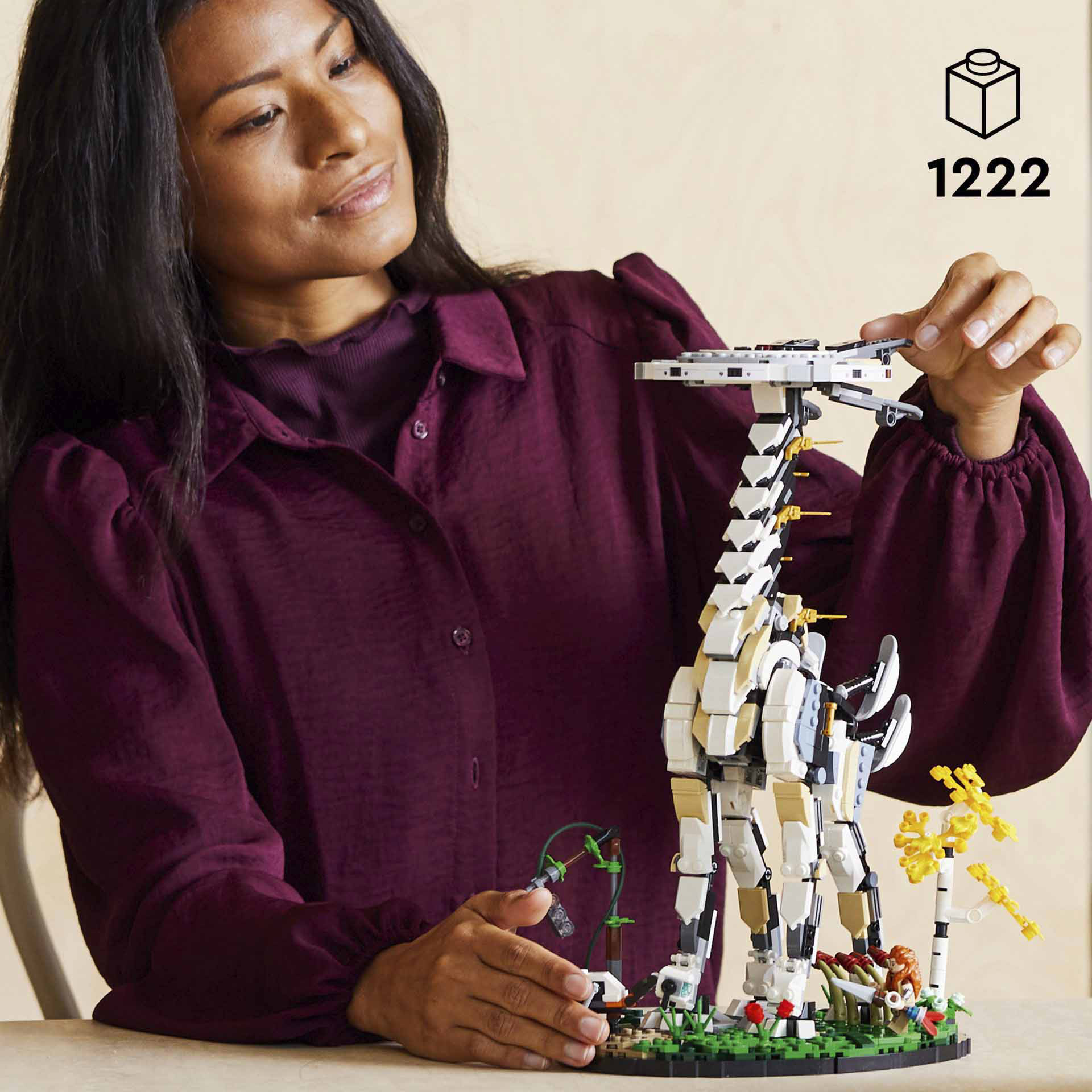 LEGO Horizon Forbidden West: Collolungo, Set per Adulti da Collezione, Modellino 76989, , large