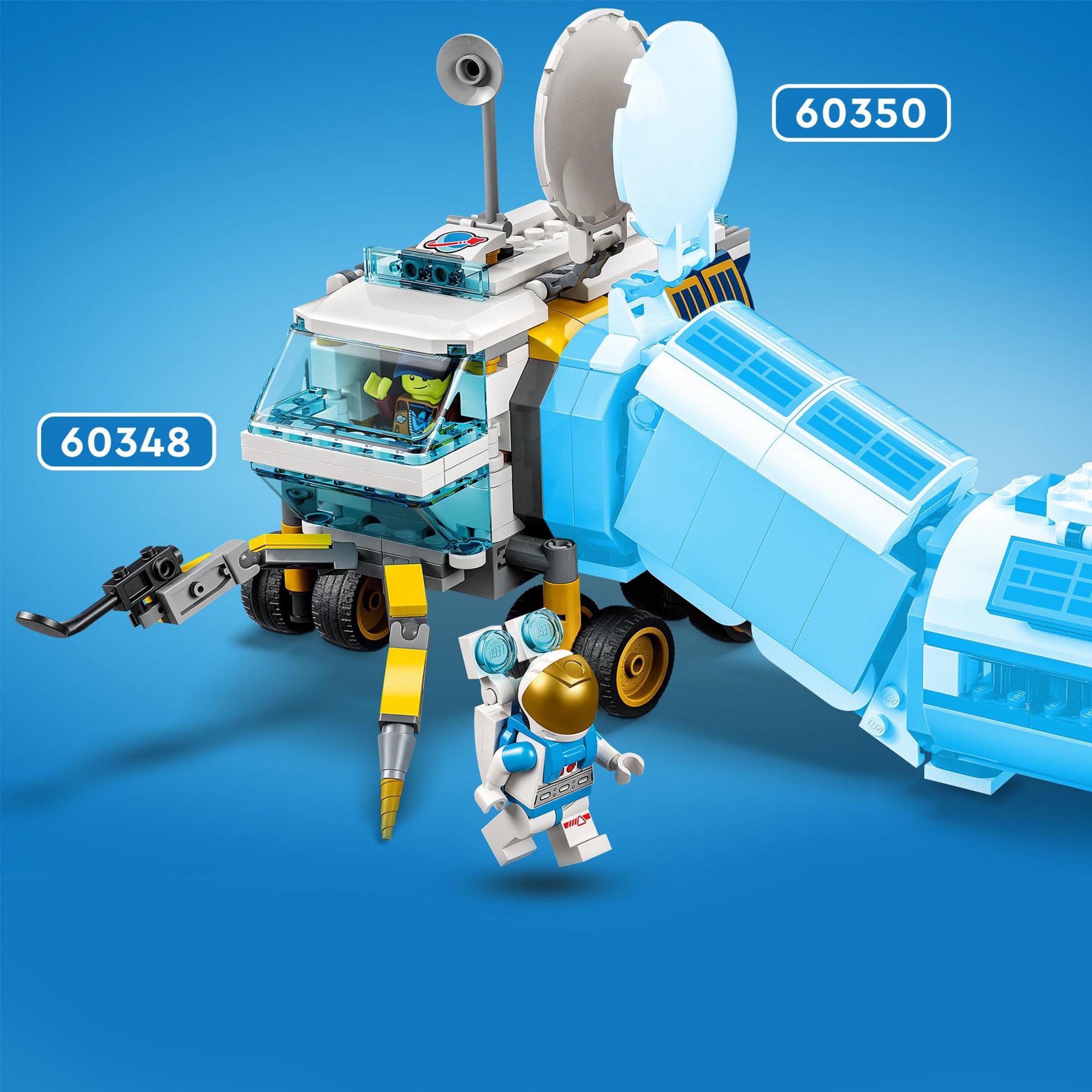 LEGO 60348 City Rover Lunare, Modello di Veicolo Spaziale, Giocattolo per Bambin 60348, , large