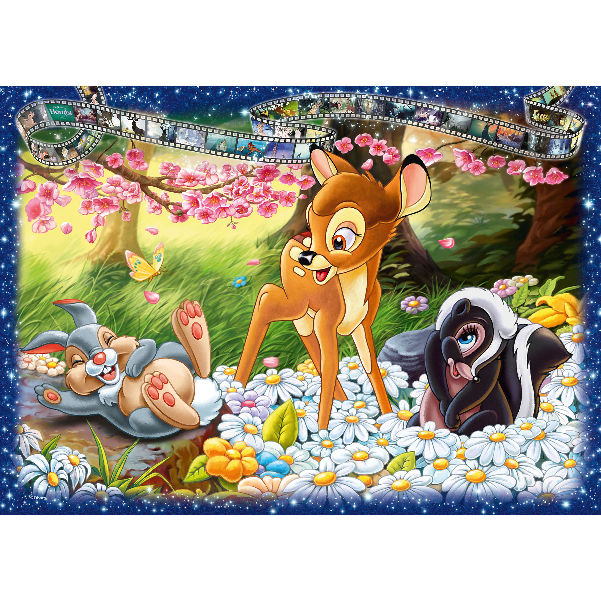 Ravensburger Puzzle 1000 Pezzi 19677 - Disney Classics Bambi, , large