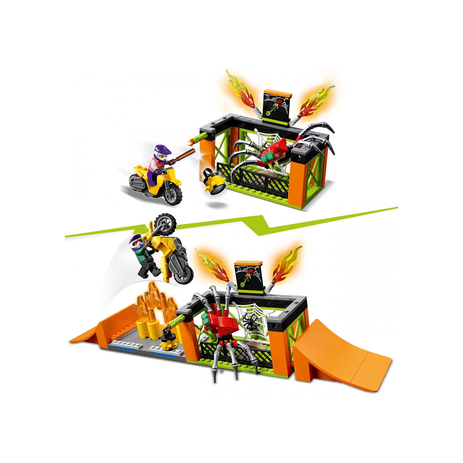 LEGO City Stuntz Stunt Park, Set da Costruzione con Moto Giocattolo con Meccanis 60293, , large