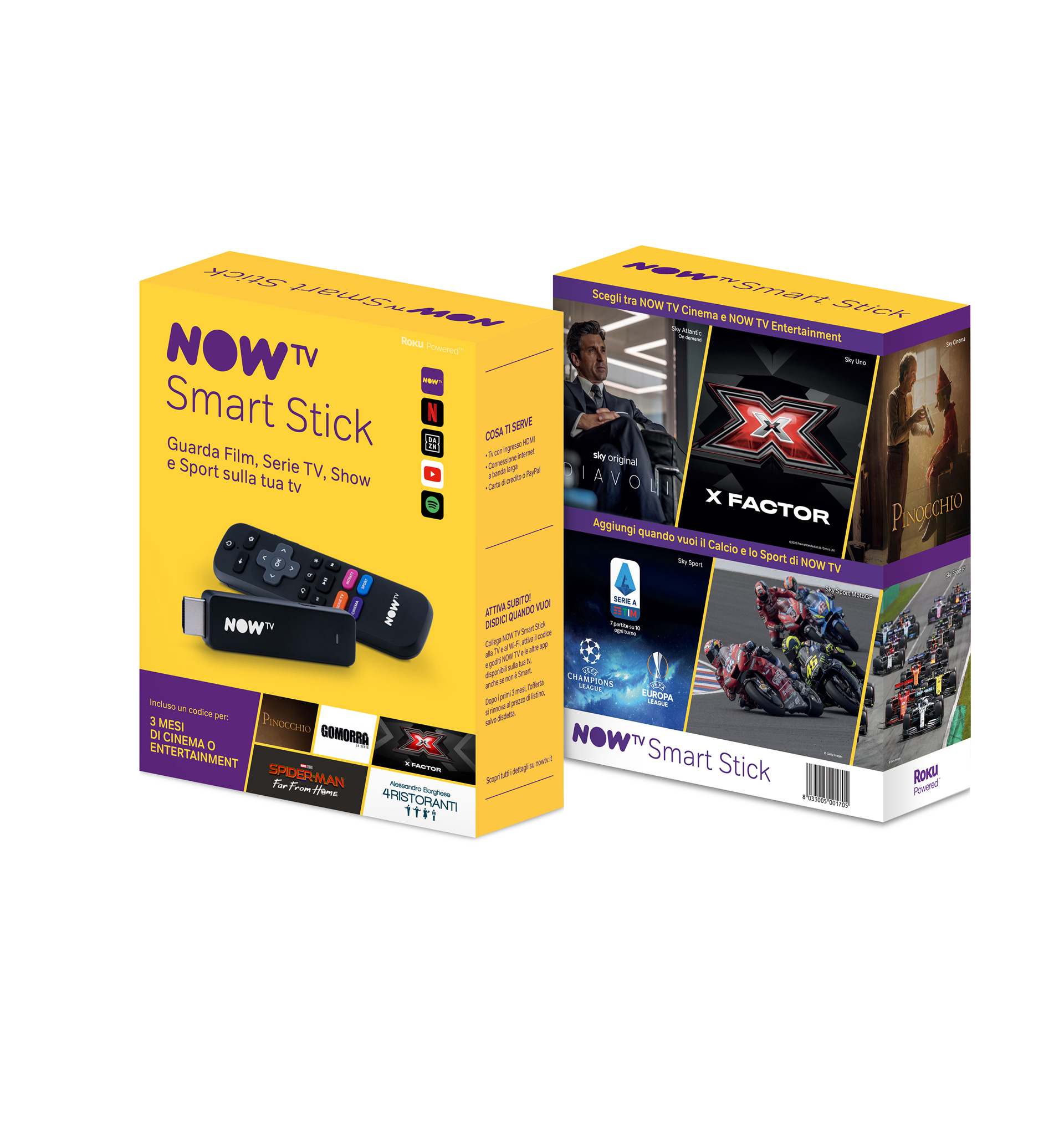 Now Tv Smart Stick Cinema O Intrattenimento, , large