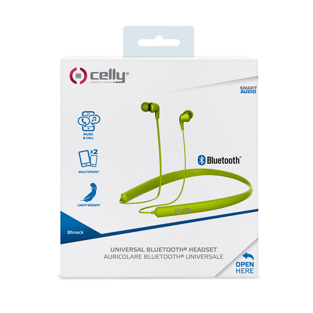 Auricolare Bluetooth Universale Celly - Colore Verde, , large