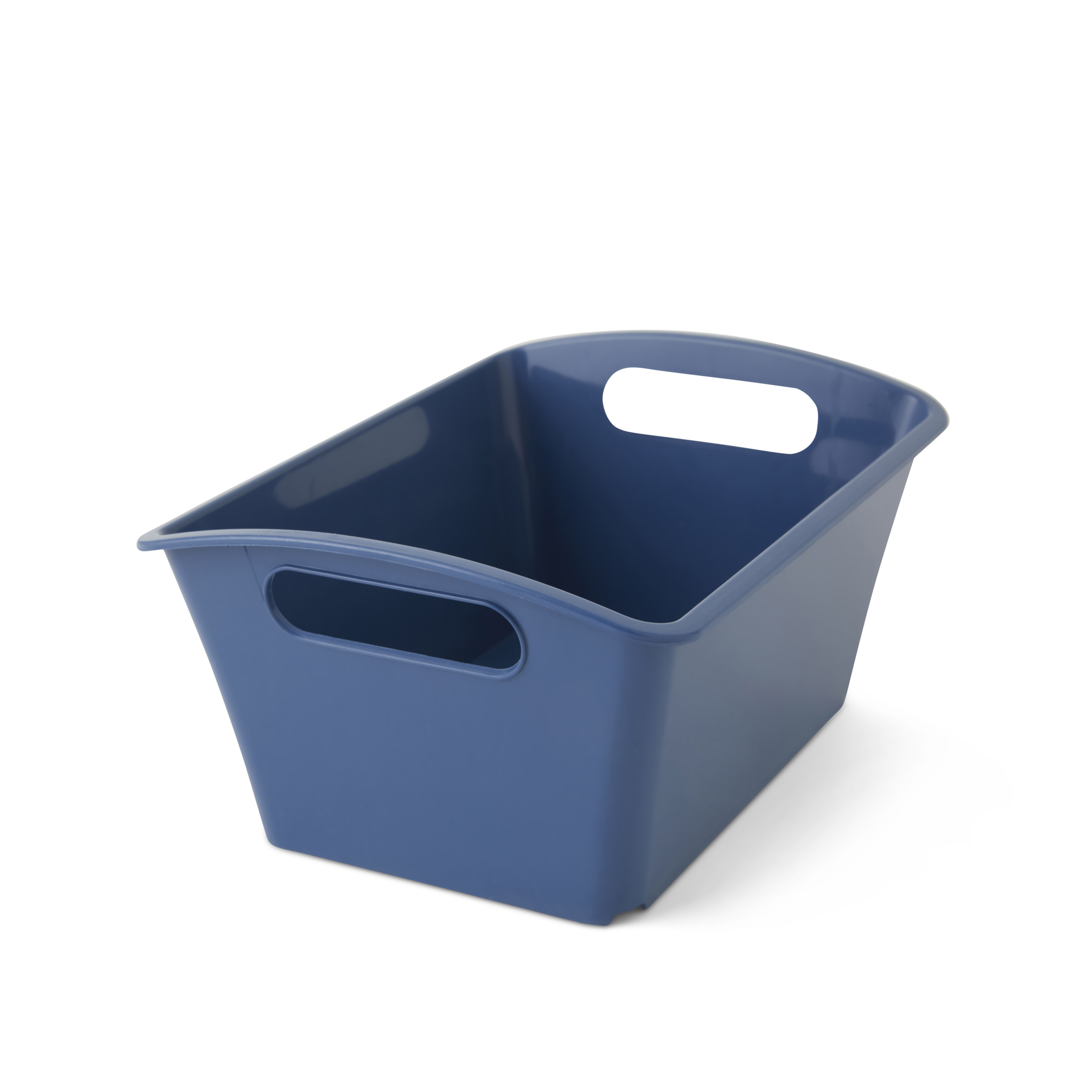 Contenitore In Plastica Riciclata 29 X 9 X 14 Cm - Blu, , large