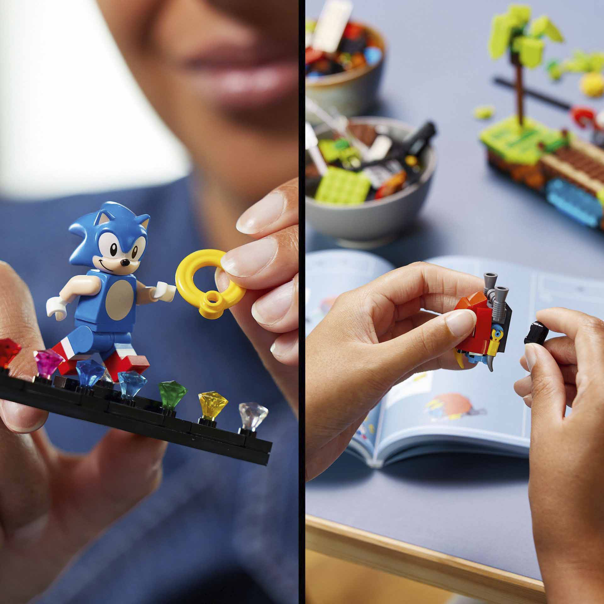 LEGO Ideas Sonic the Hedgehog - Green Hill Zone, Modello da Costruire per Adulti 21331, , large
