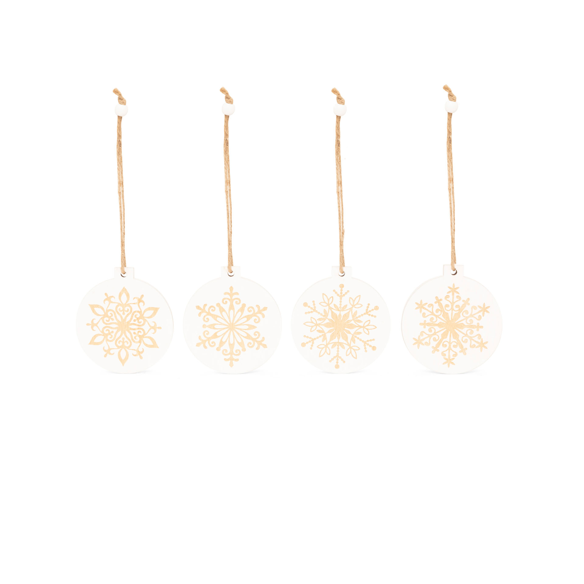 Decorazioni in legno - Set di 4 pz,, , large