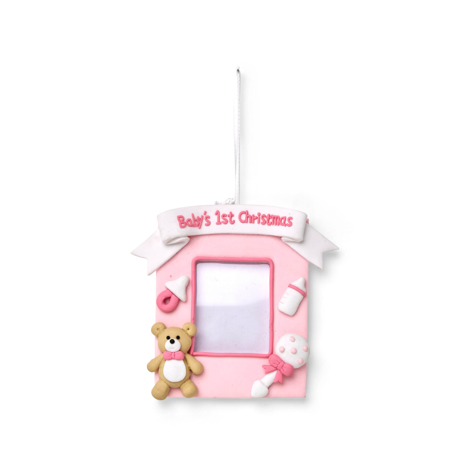 Decorazione Per Albero New Born Cornice Portafoto, , large