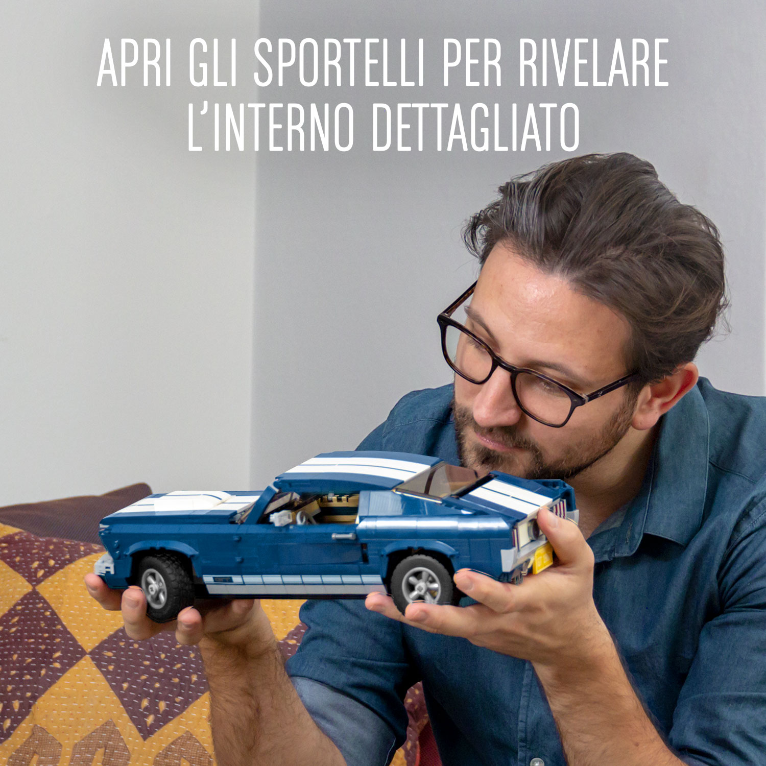 Kit di costruzione Ford Mustang LEGO Creator Expert 10265 (1.470 pezzi) 10265, , large