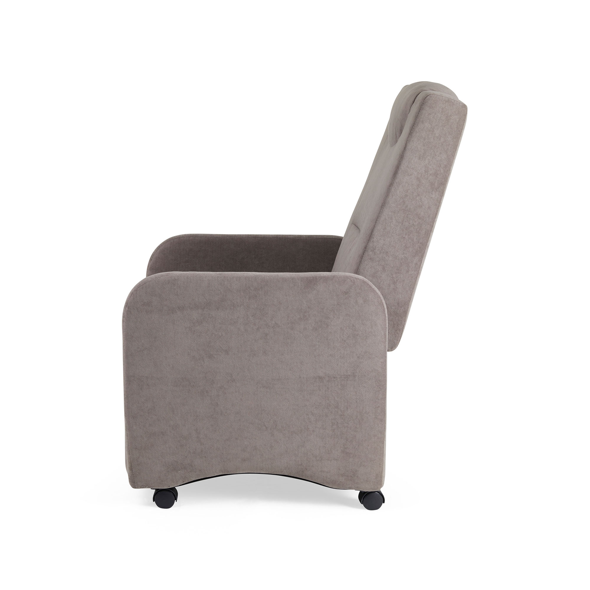 Poltrona pieghevole reclinabile con ruote, , large