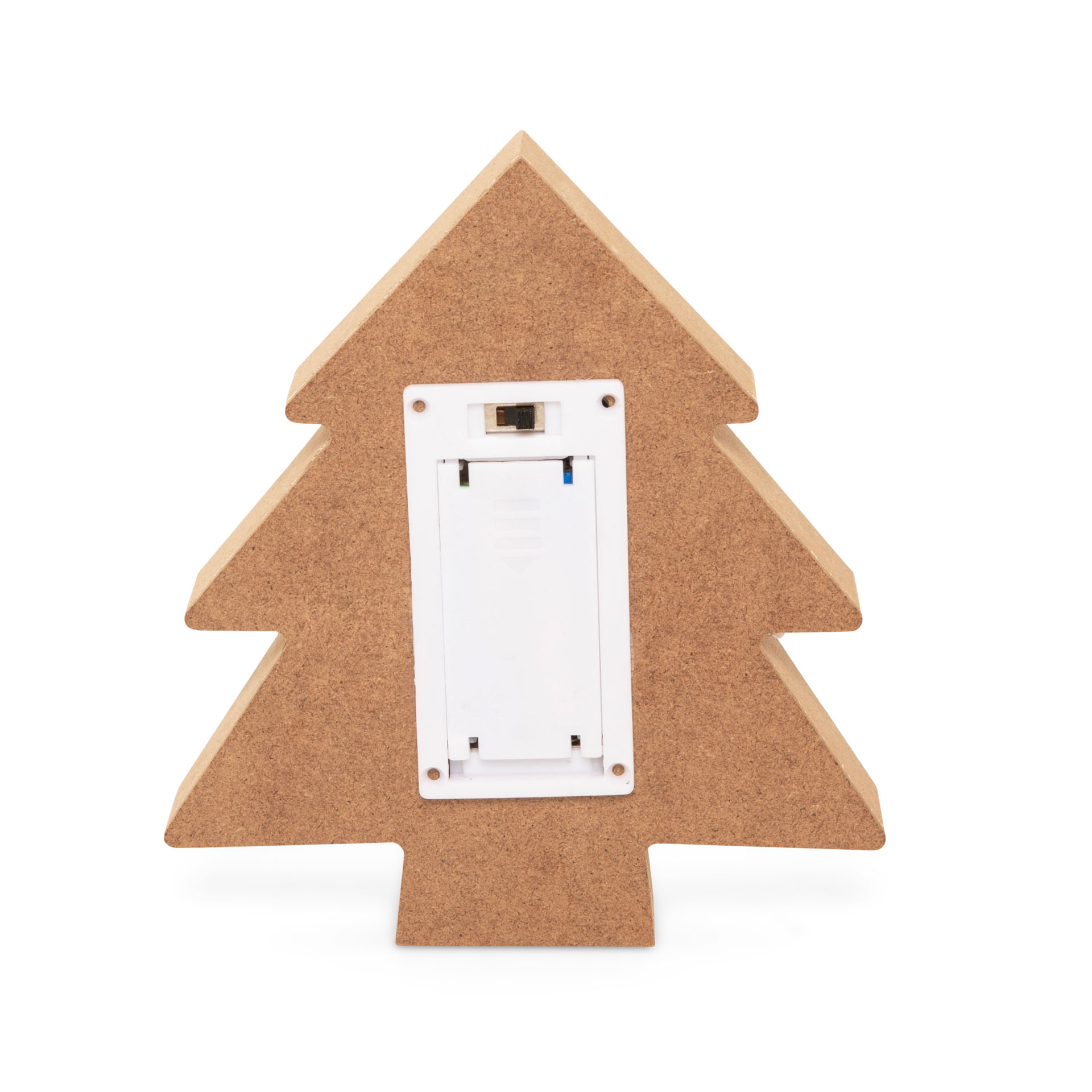Abete in legno con luci LED, , large