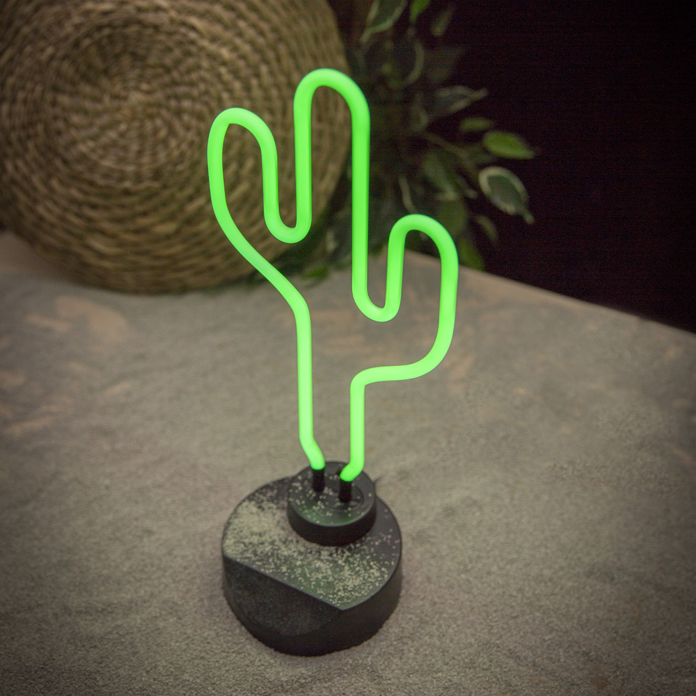 Lampada Neon Cactus, , large