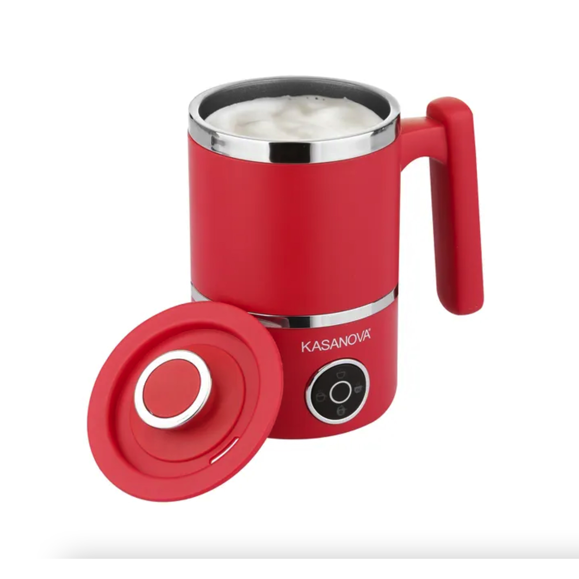 Montalatte Elettrico 400 W Con Display Touch Multifunzione - Colore Rosso, , large