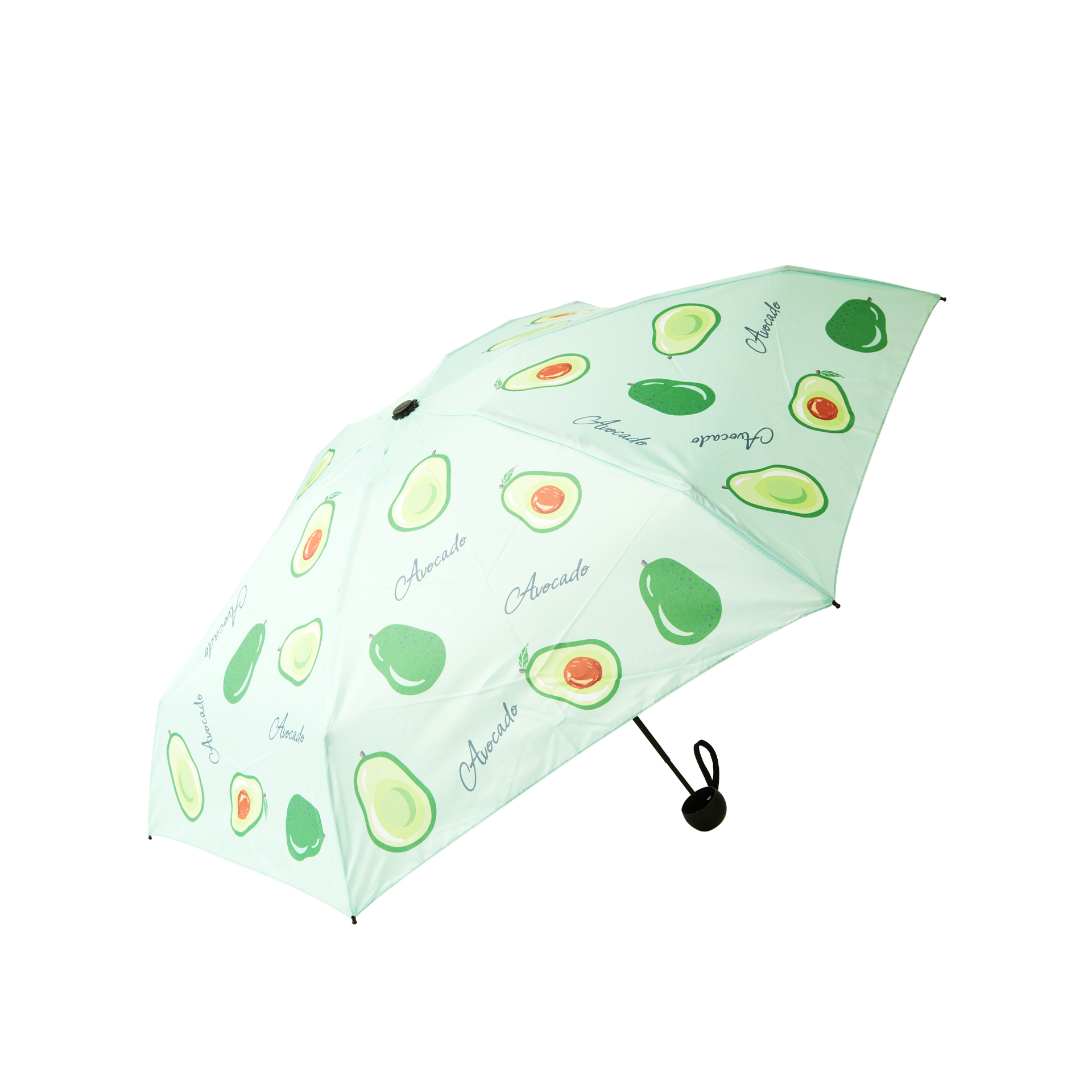 Mini Ombrello Pieghevole Con Custodia - Avocado, , large