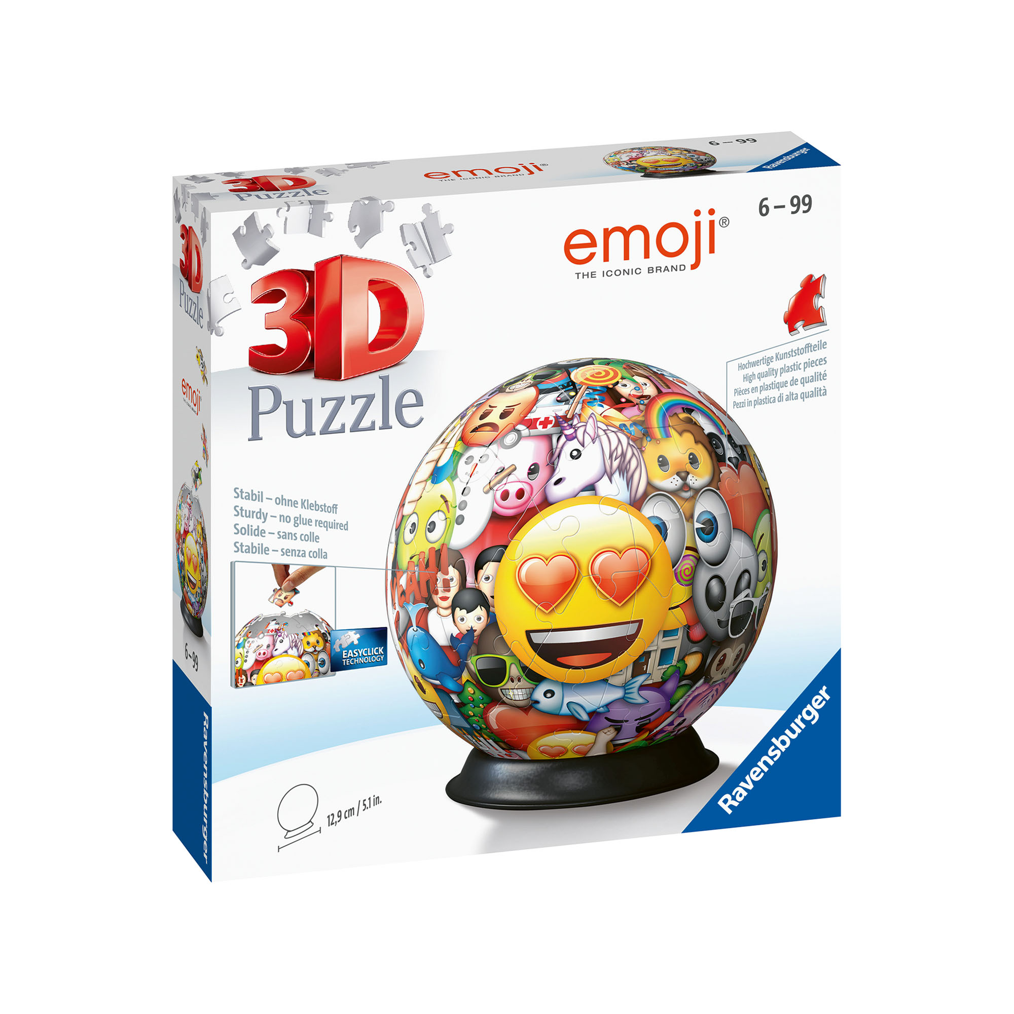 Ravensburger 3d Puzzleball 12198 - Emoji, , large