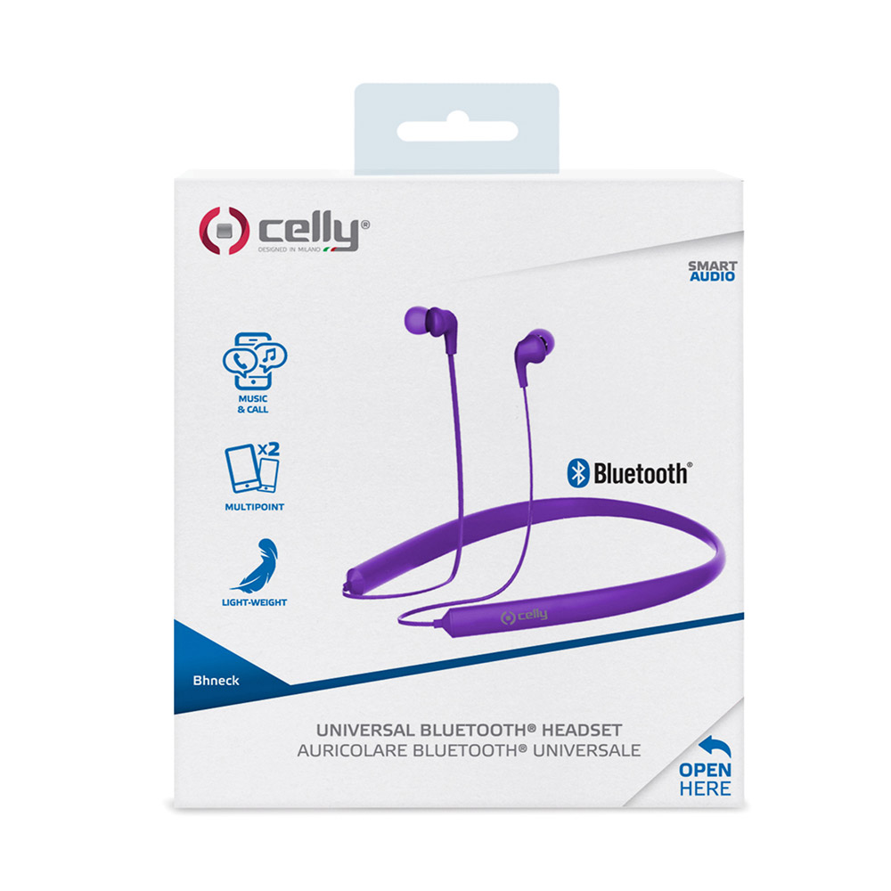 Auricolare Bluetooth Universale Celly - Colore Viola, , large