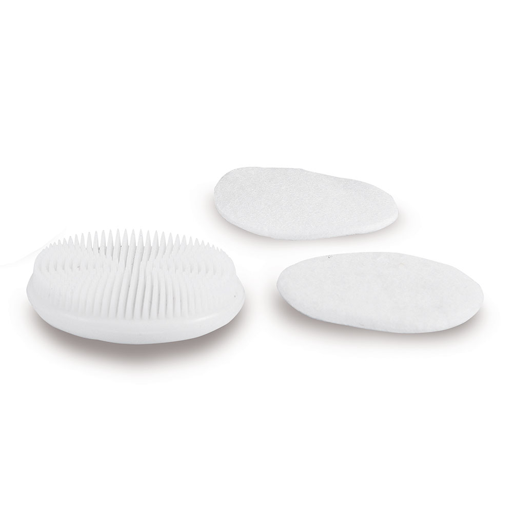 Set 3 spazzoline di ricambio in silicone, , large