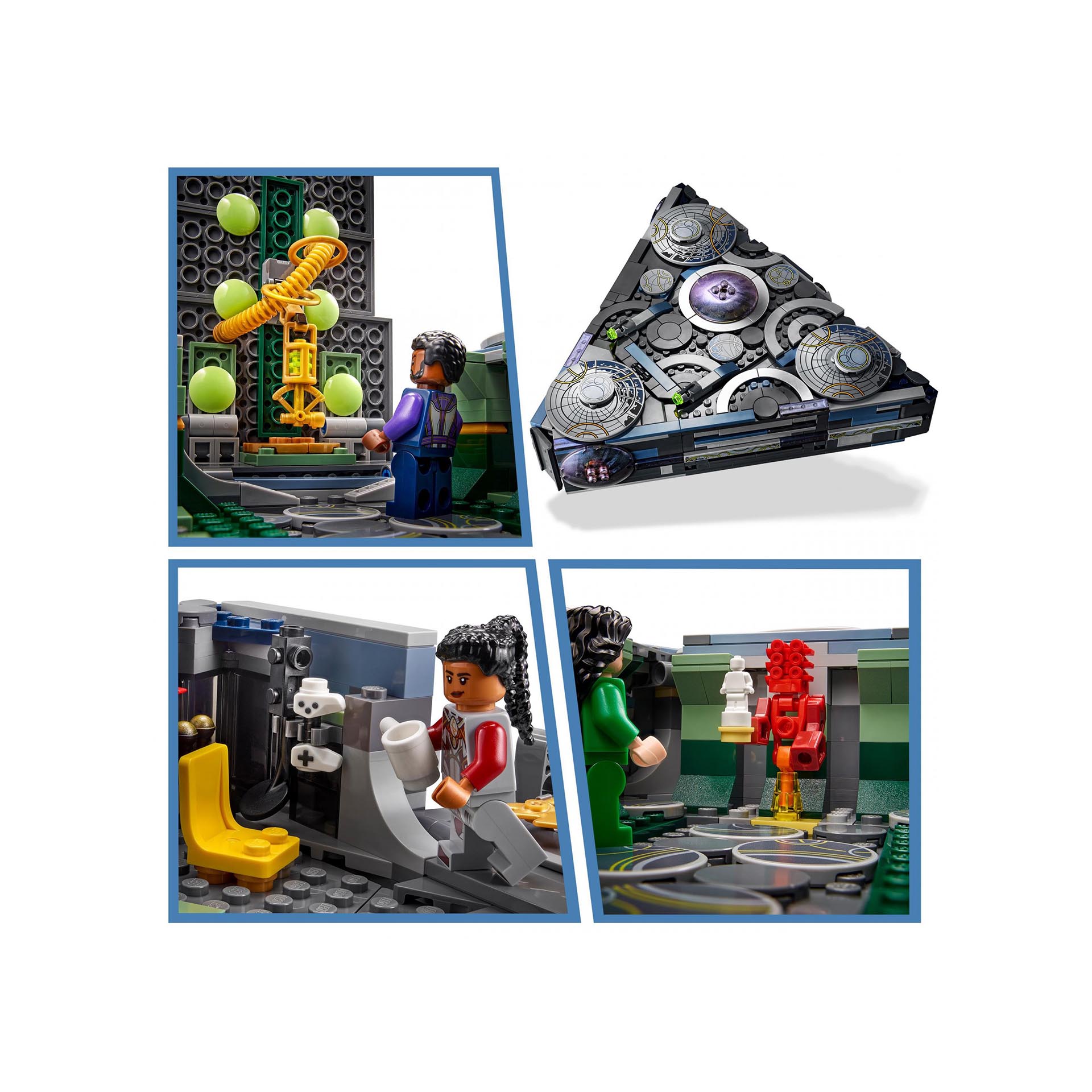LEGO Marvel L'Ascesa di Domo, Navicella Spaziale dal Film sugli Eterni con Mini 76156, , large