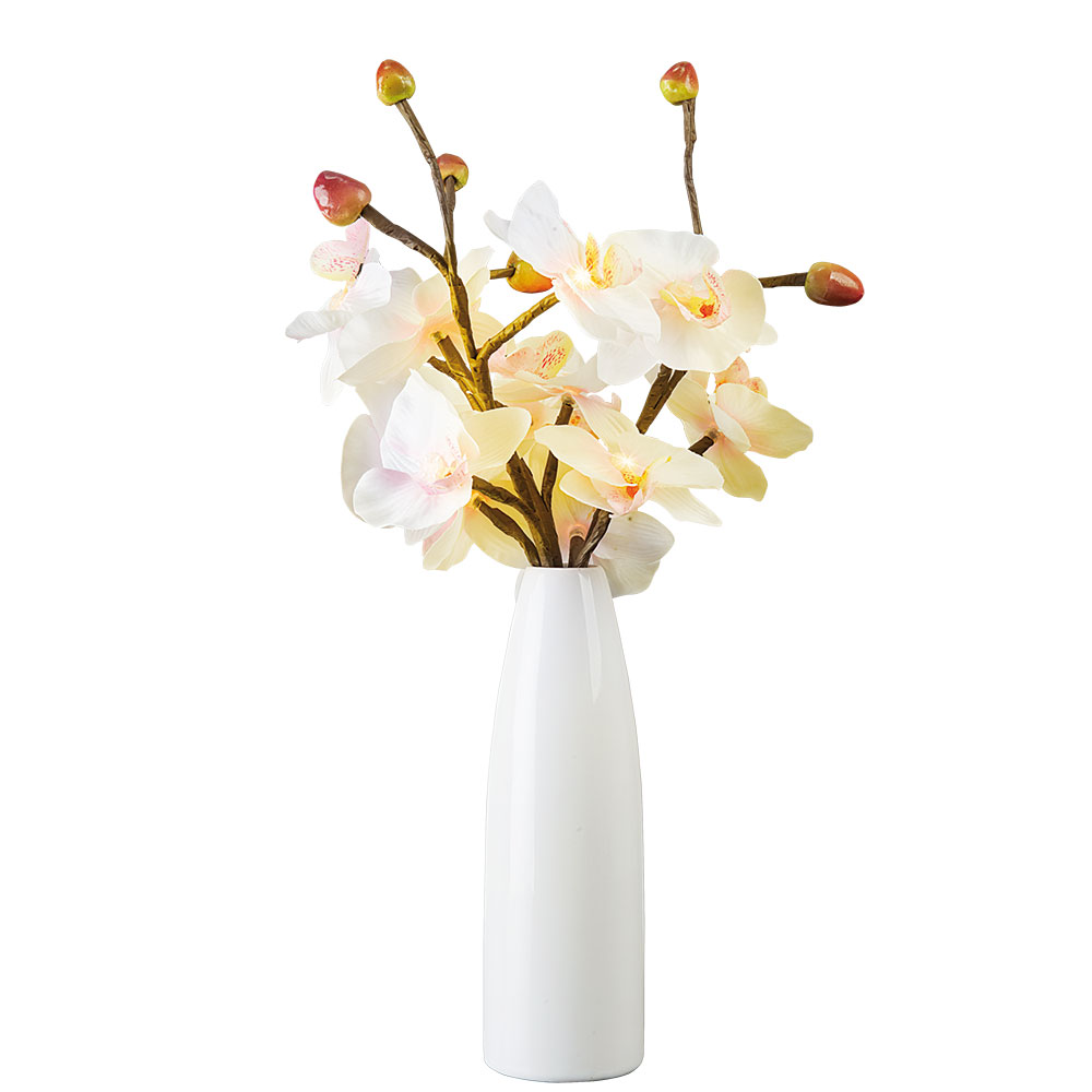 Vaso con orchidee illuminate a led, , large
