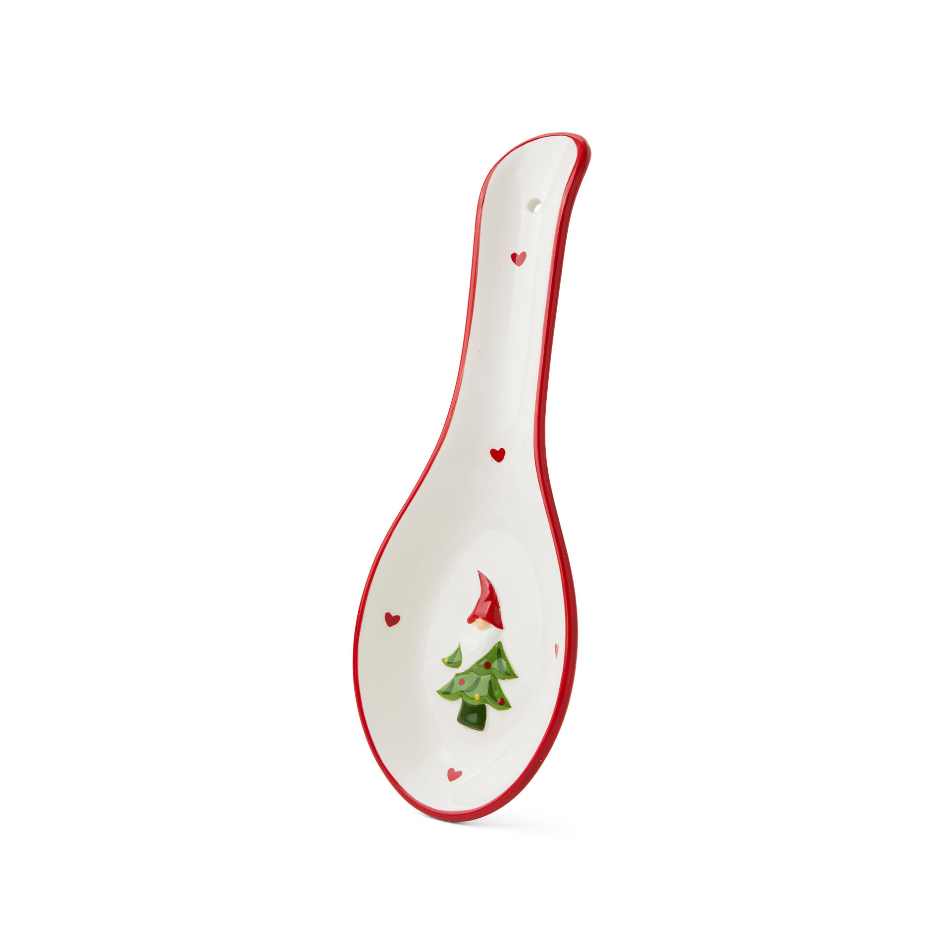 Poggiamestolo Natalizio In Ceramica, , large