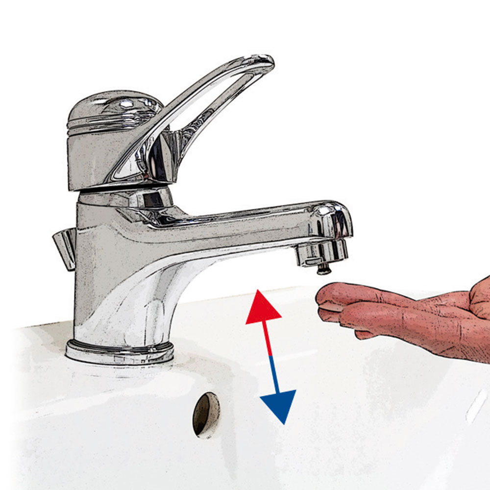 Filtro per rubinetto riduci sprechi one touch, , large