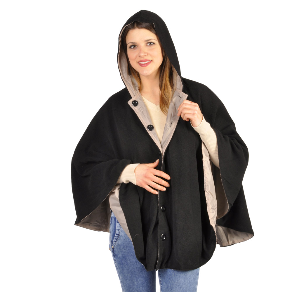 Poncho double face, , large