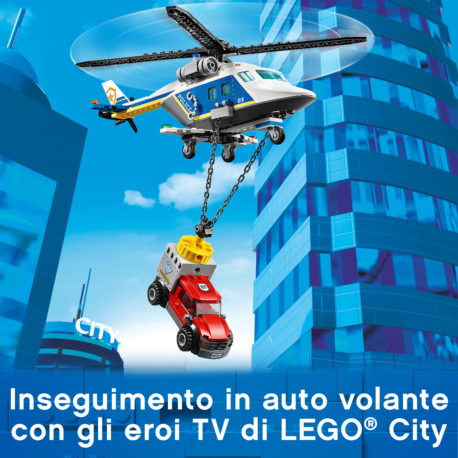 Inseguimento sull'elicottero della polizia 60243, , large