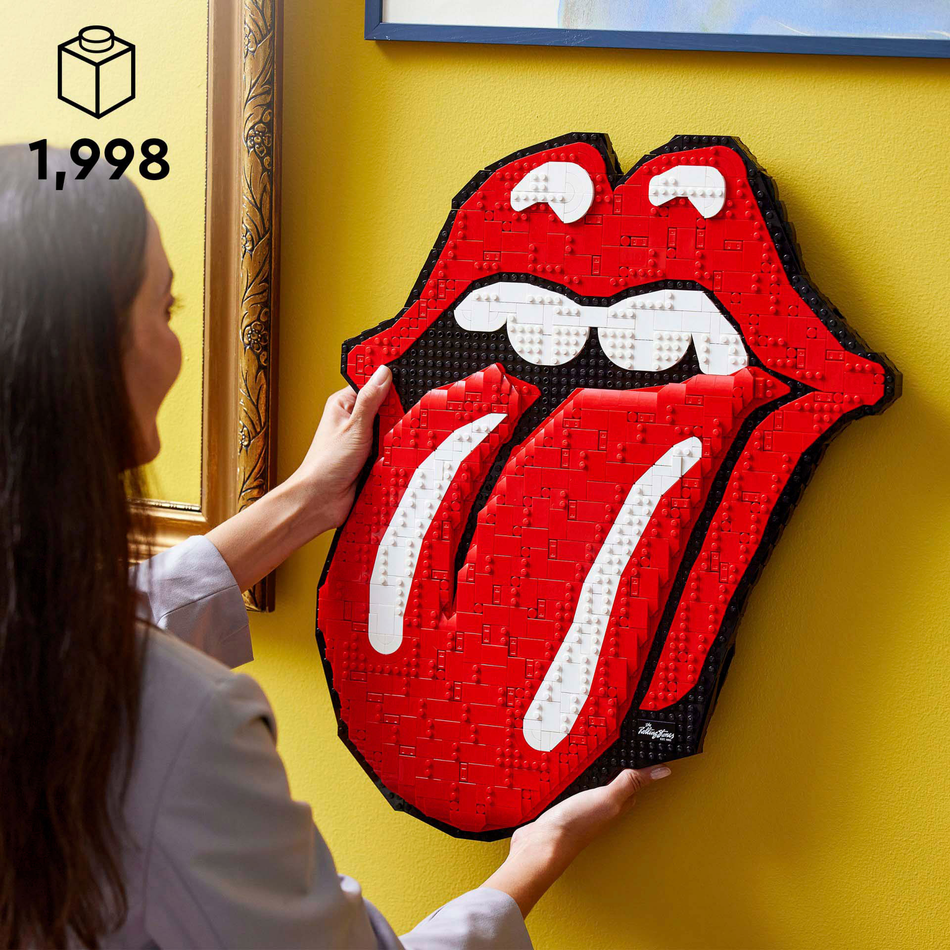 LEGO ART The Rolling Stones Logo, Set per Adulti da Costruire in Mattoncini, Dec 31206, , large
