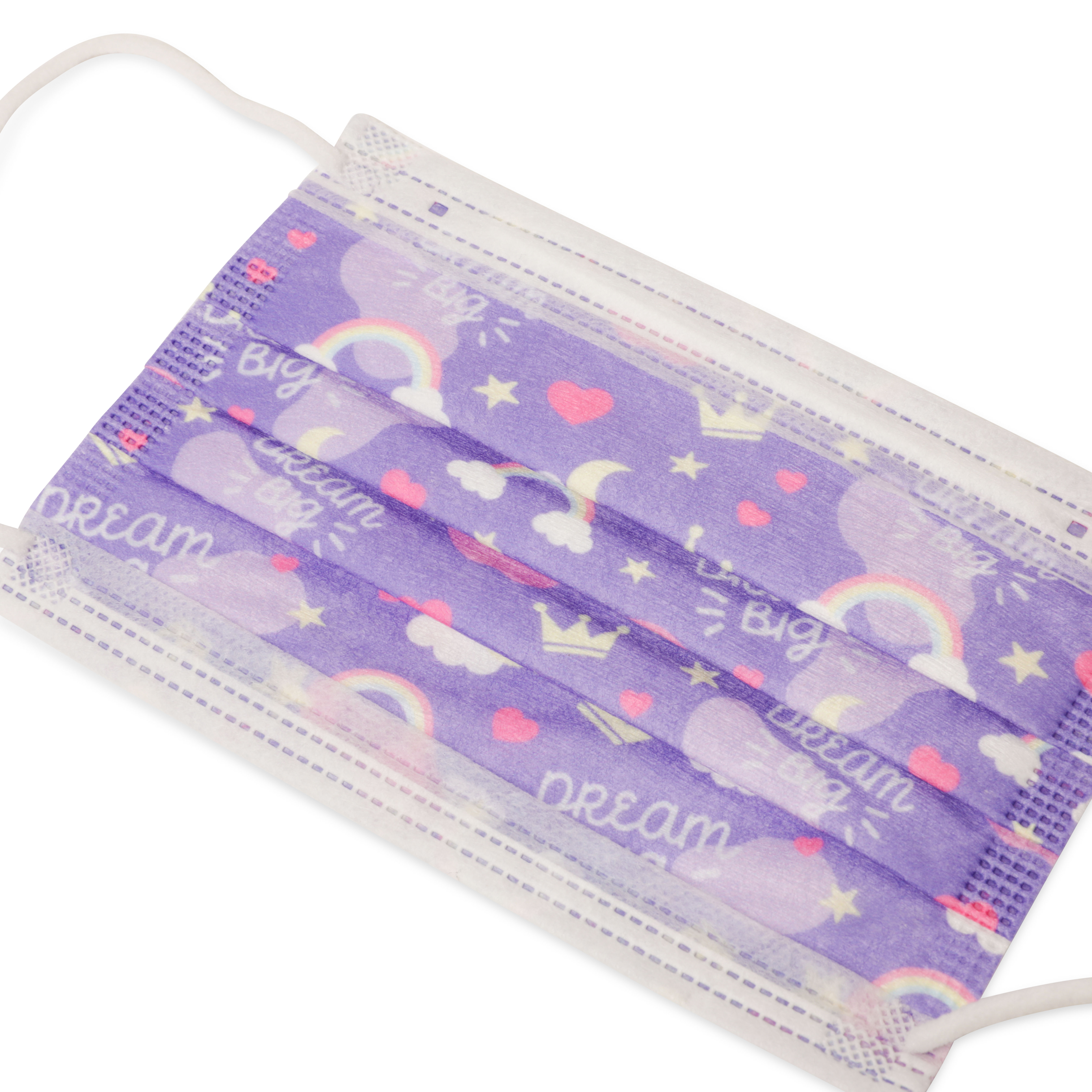 Mascherine facciali monouso per bambini set da 5 pz, , large