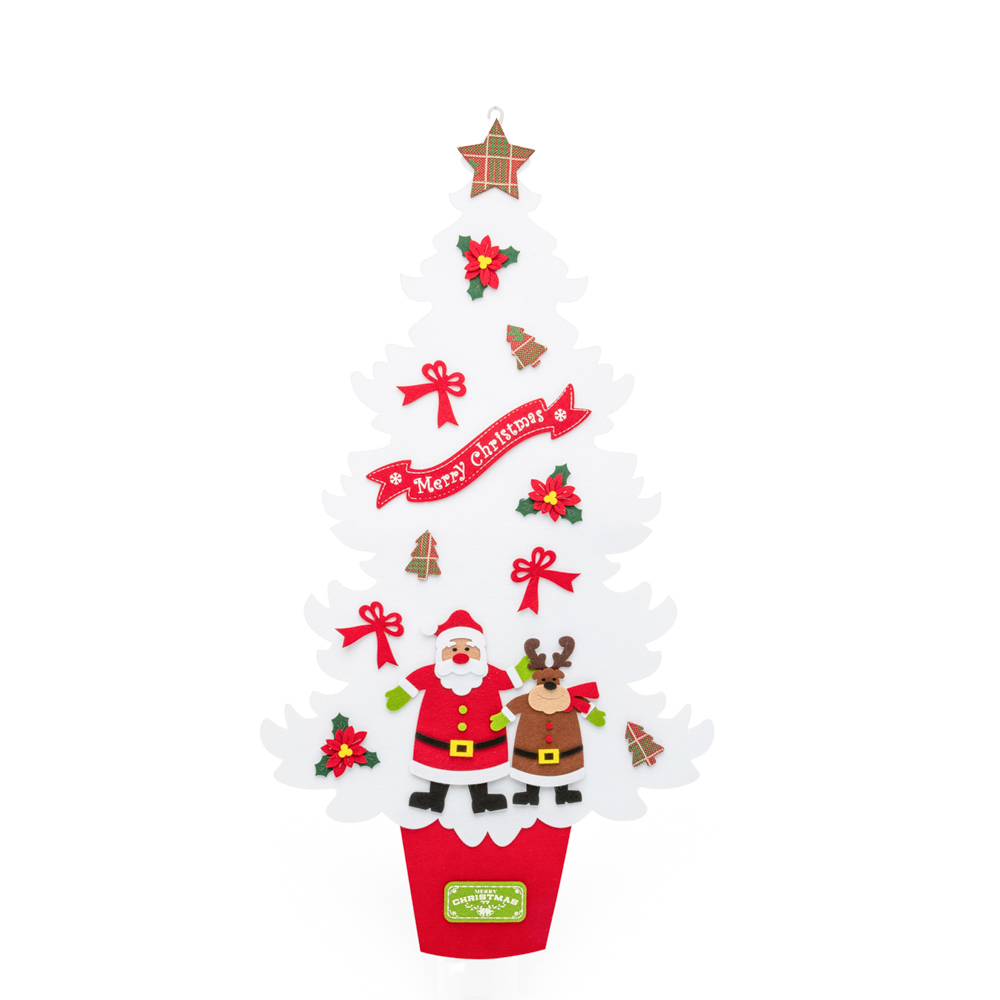 JOTOL Albero di Natale in Feltro,52 Pezzi Feltro Albero Natale Ornamenti Staccabili,Albero di Natale Fai Da Te per Bambini,Regali,Forniture per Feste JOTOL Albero di Natale in Feltro,52 Pezzi Feltro Albero Natale Ornamenti Staccabili,Albero di Natale Fai Da Te per Bambini,Regali,Forniture per Feste