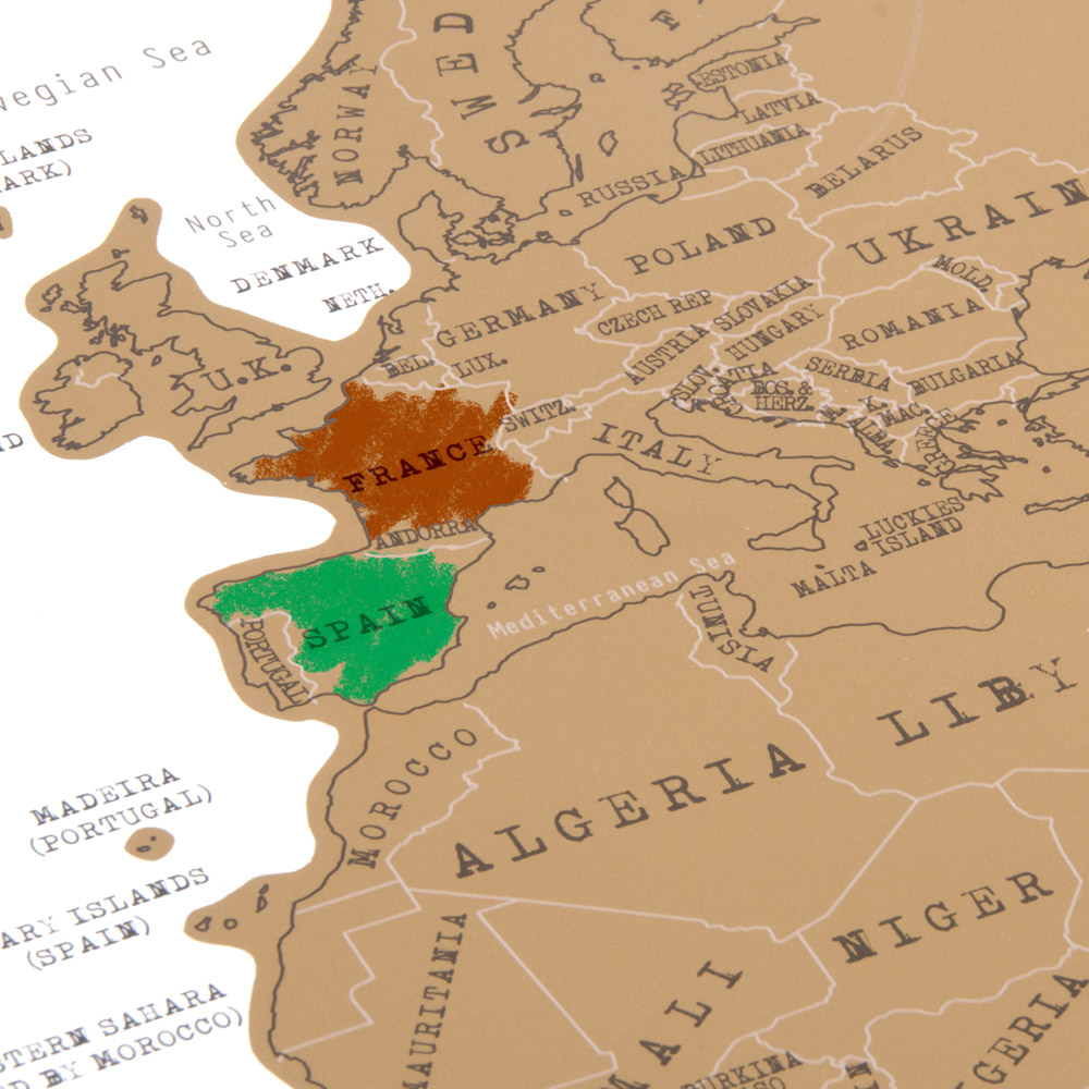 Mappa del mondo da grattare - Scratch Map, , large