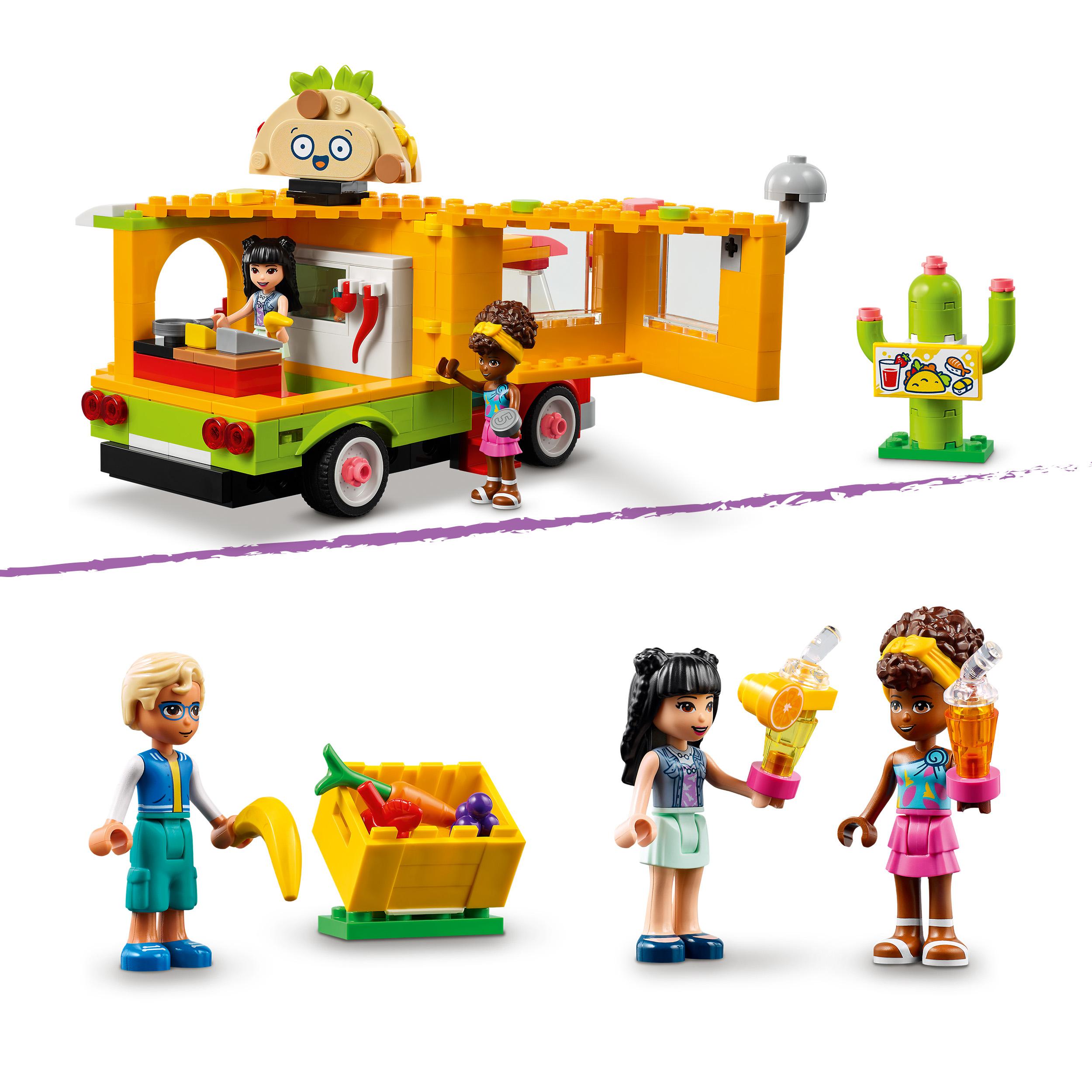 LEGO Friends Il Mercato dello Street Food, Include Camion dei Tacos e Bar dei Fr 41701, , large