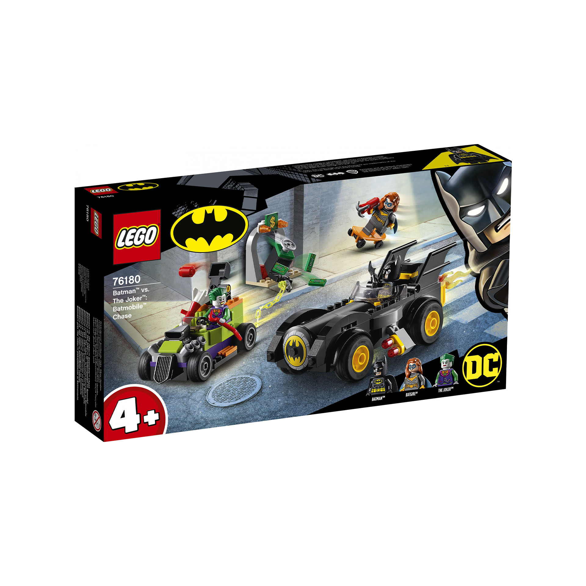 LEGO DC Batman vs. Joker: Inseguimento con la Batmobile, Set Macchina dei Supere 76180, , large