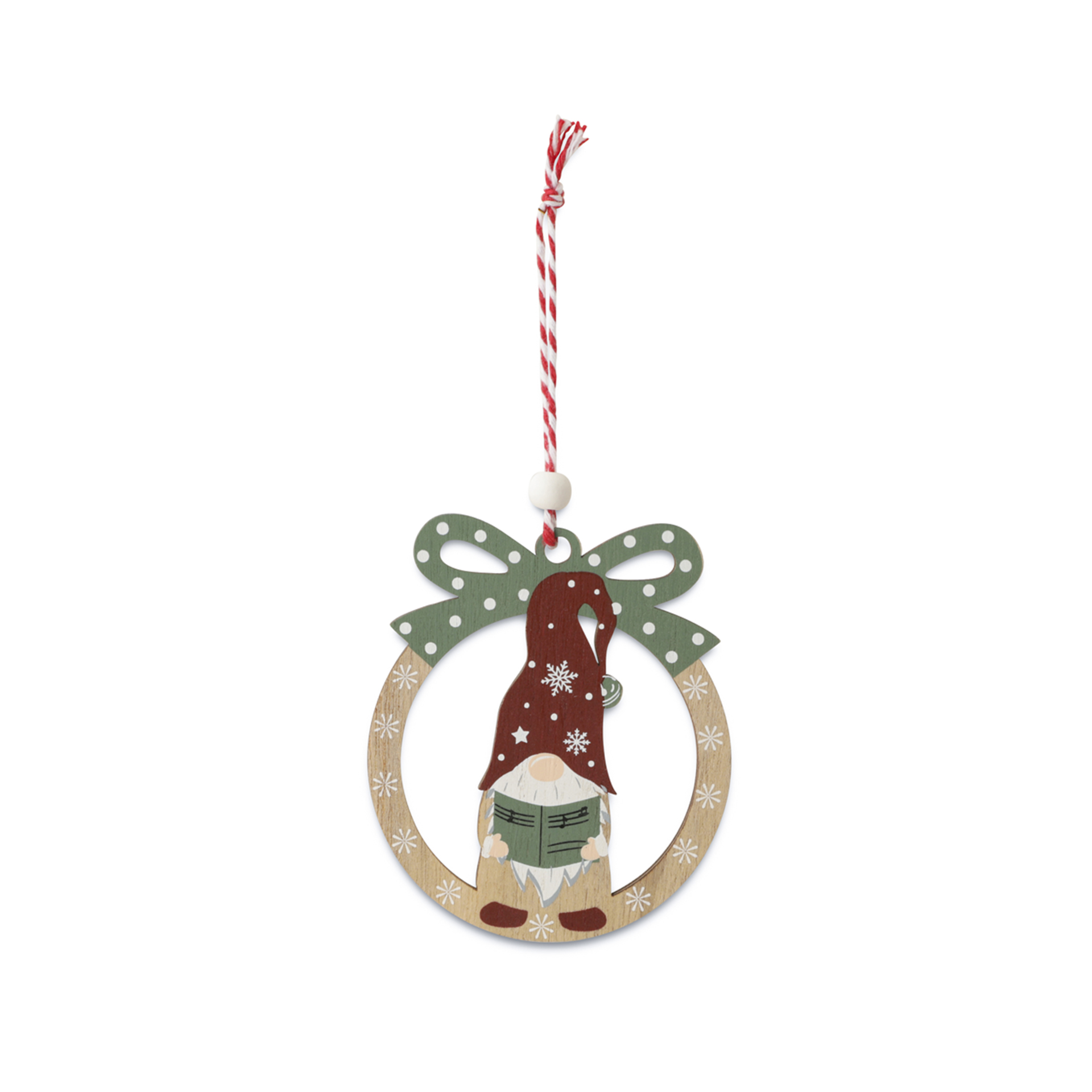Decorazioni Per Albero – “gnomi” – Cerchio – Set Da 12 Pz., , large