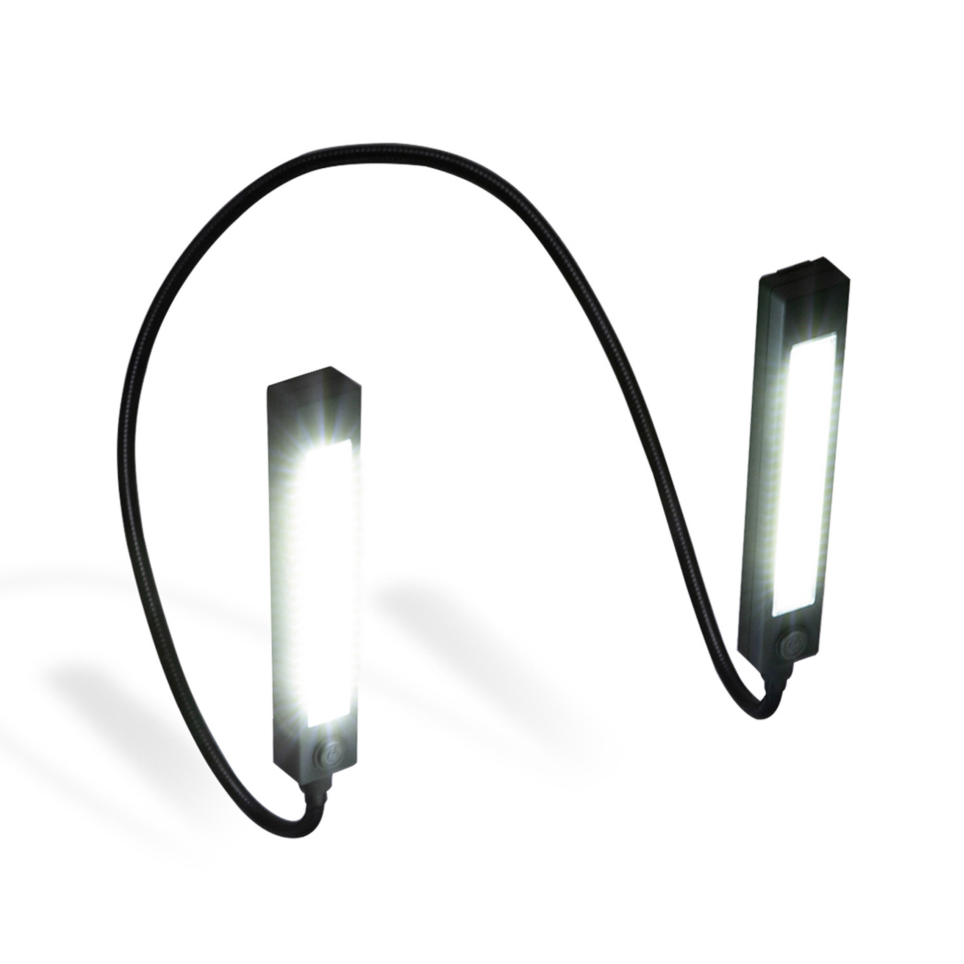 Luce Da Collo A 2 Testine Con Led Cob Da 120 Lumen, , large