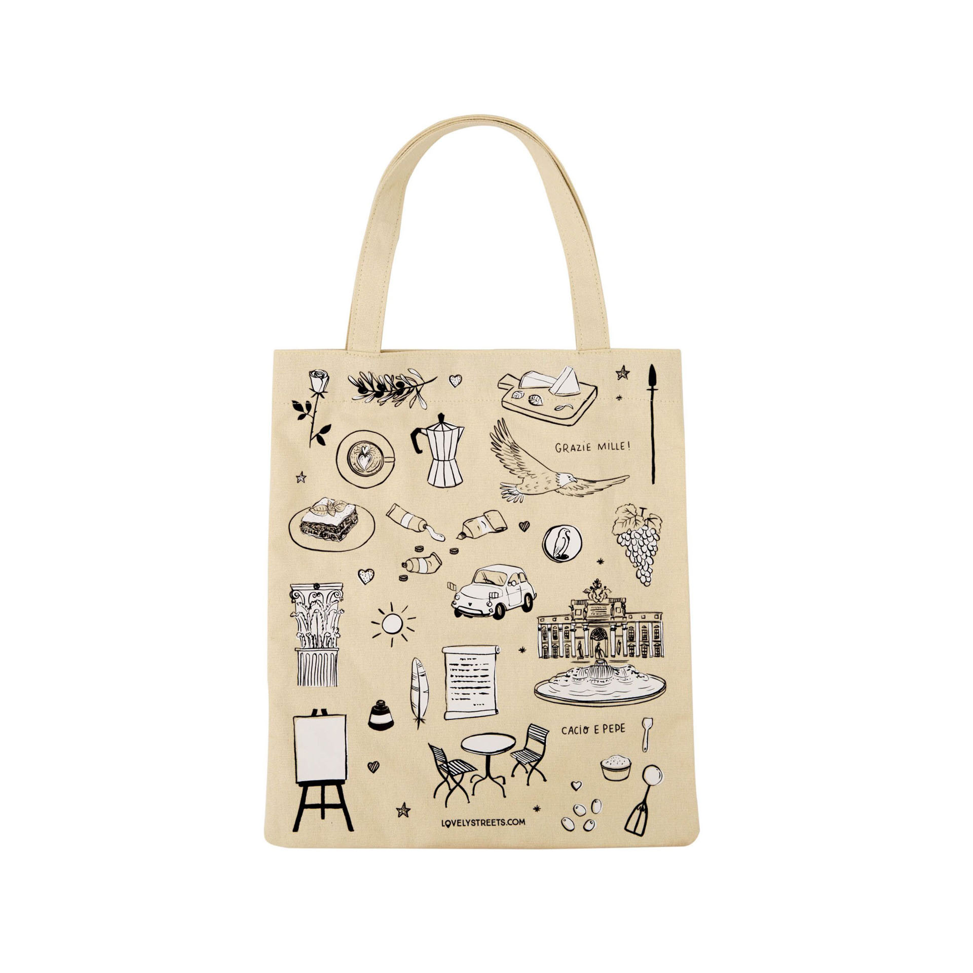 Borsa Tote Bag Roma - Lovely Streets - Mr. Wonderful, , large