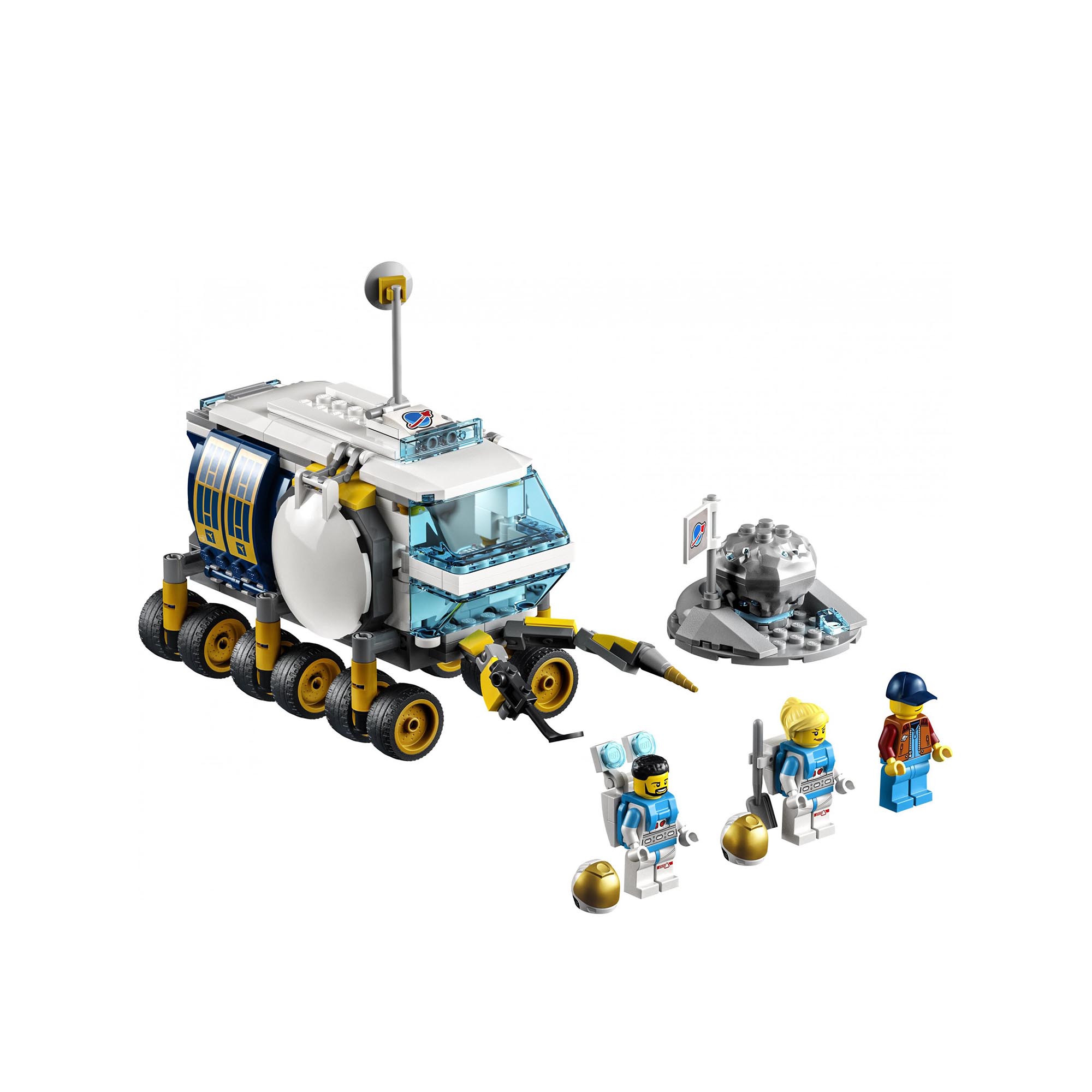 LEGO 60348 City Rover Lunare, Modello di Veicolo Spaziale, Giocattolo per Bambin 60348, , large
