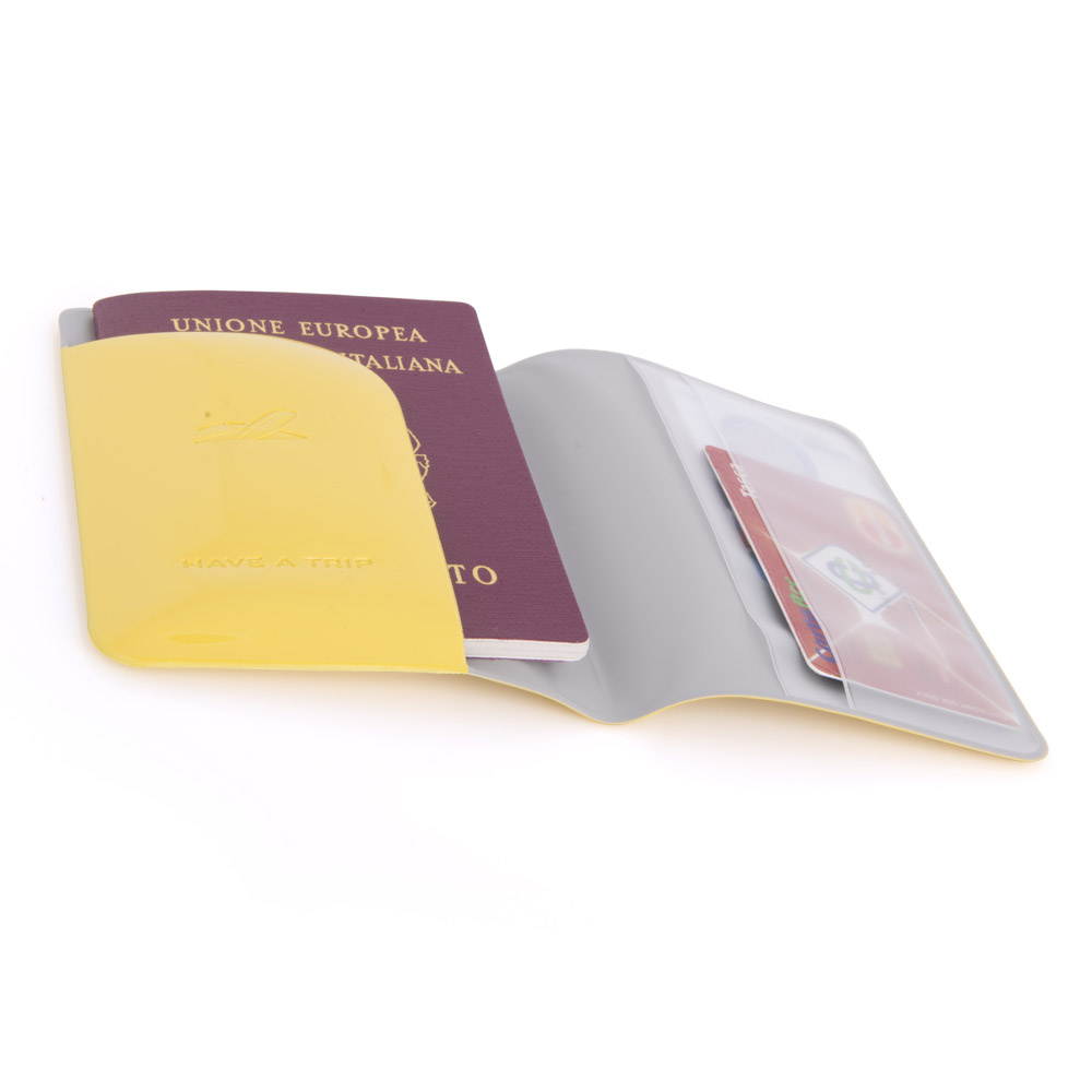 Porta passaporto - Colore giallo, , large
