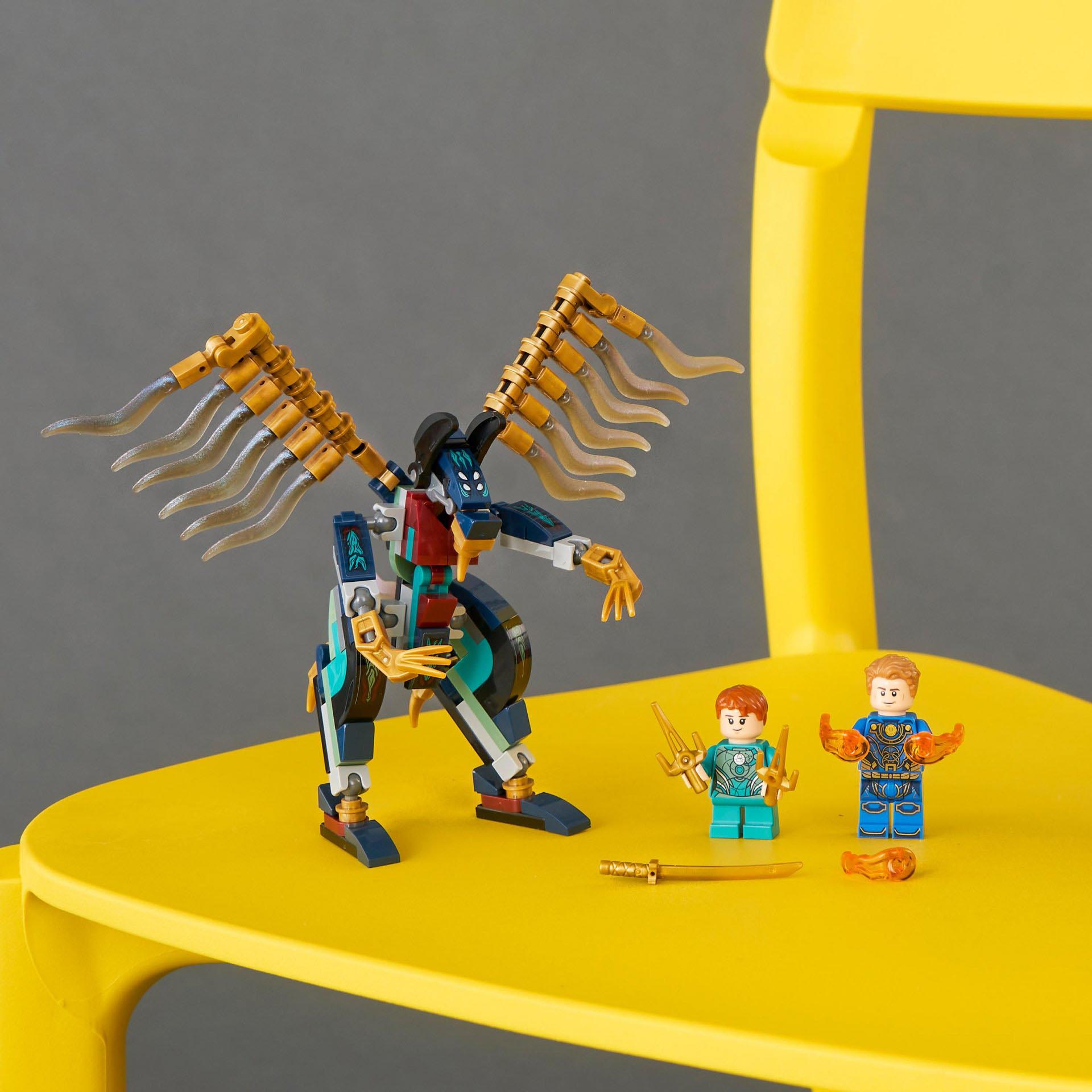 LEGO Marvel Assalto Aereo Degli Eternals, Giocattoli per Bambini di 7 Anni e Più 76145, , large