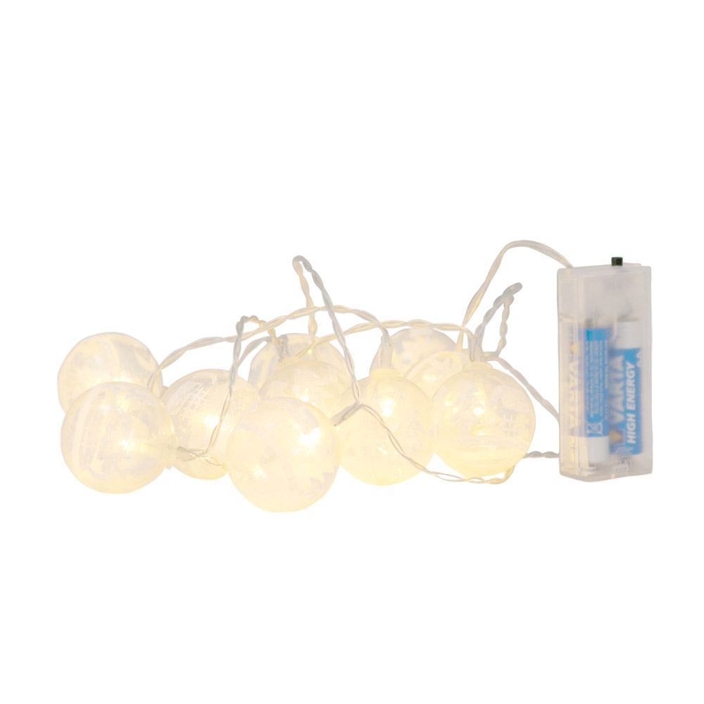 Ghirlanda a Led con 10 palline, , large