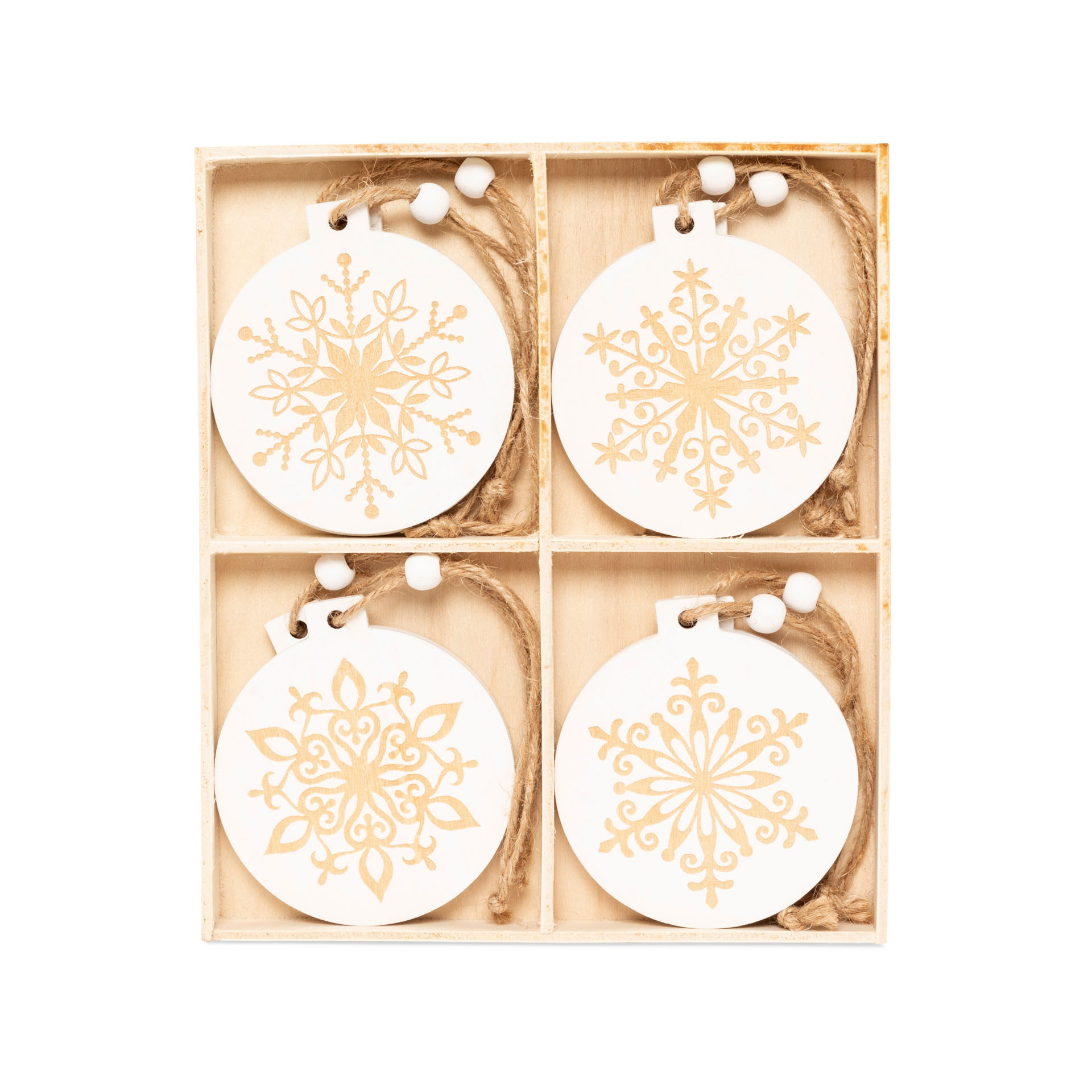 Decorazioni in legno - Set di 4 pz,, , large