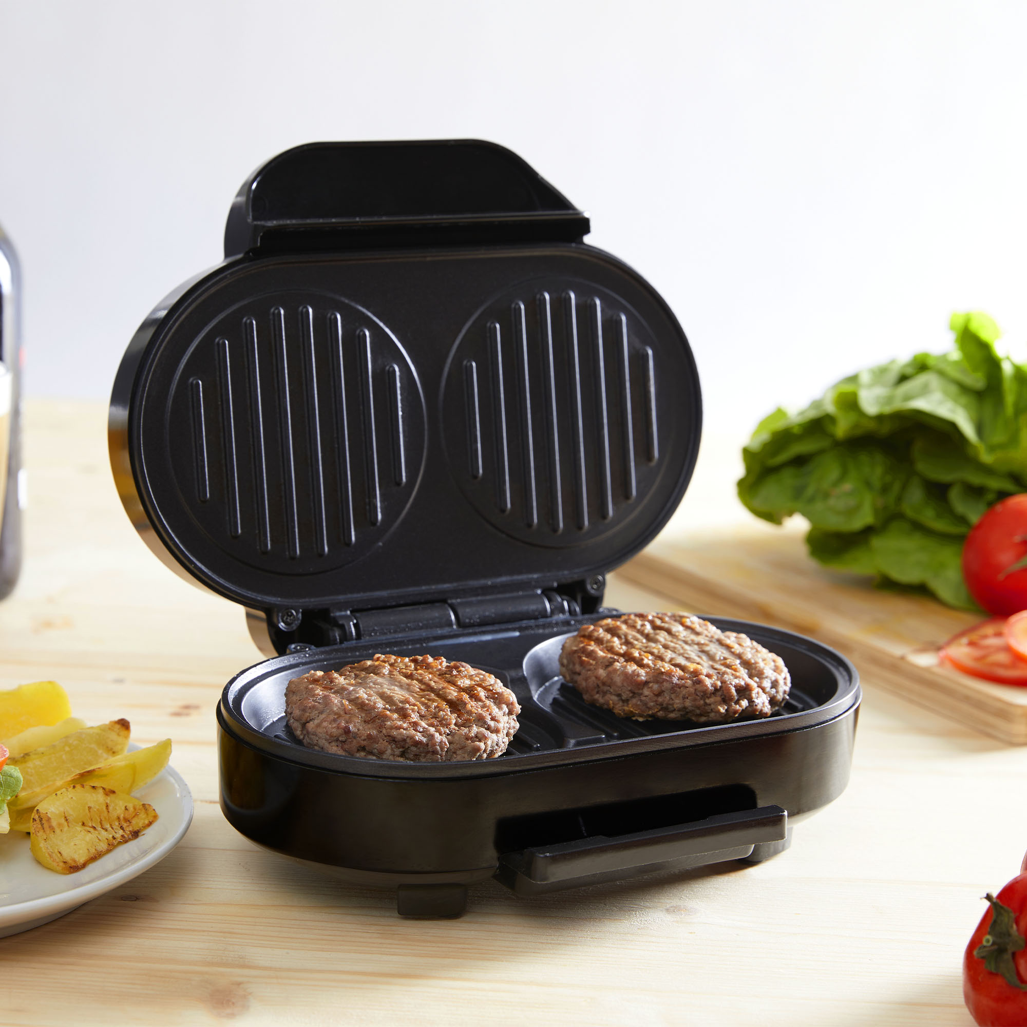 Grill cuoci hamburger, , large