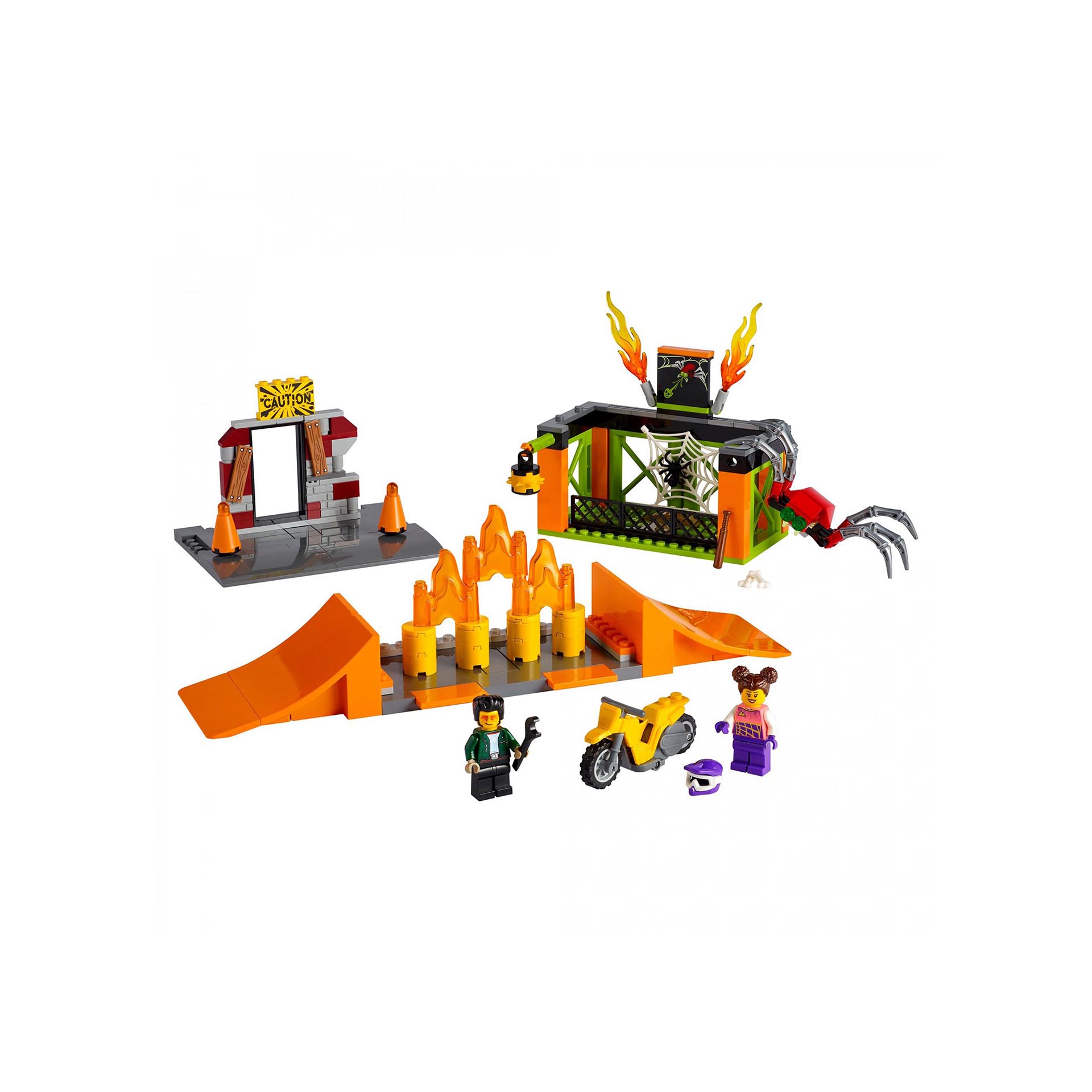 LEGO City Stuntz Stunt Park, Set da Costruzione con Moto Giocattolo con Meccanis 60293, , large