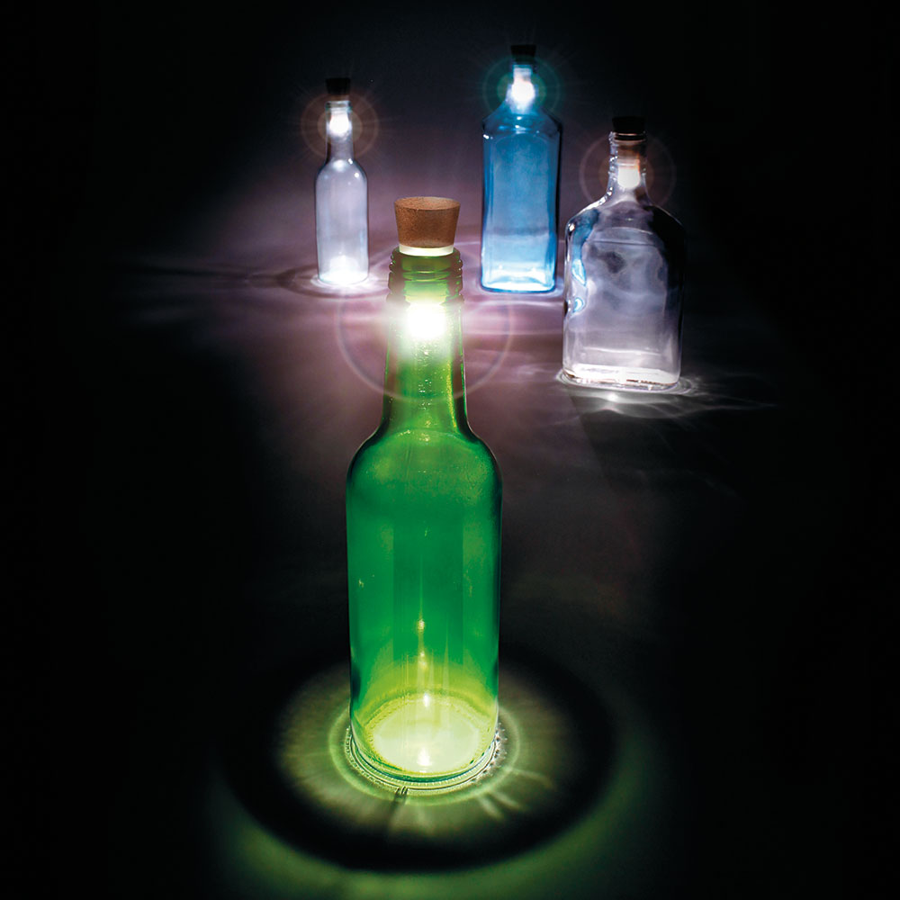 Tappo luminoso a led per bottiglie, , large