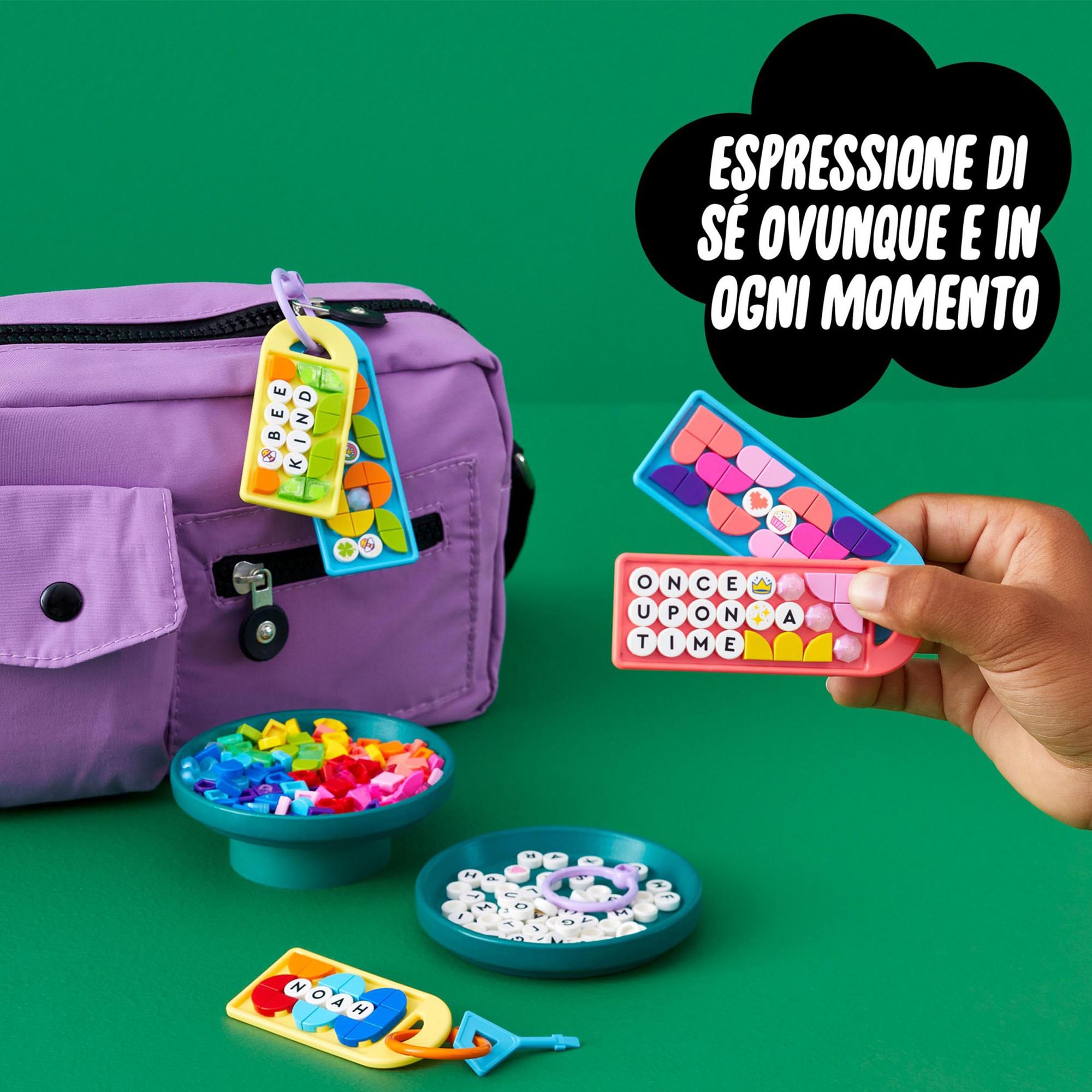 LEGO DOTS Multipack Bag Tag - Messaggi, Giocattolo Fai Da Te con Lettere, Giochi 41949, , large