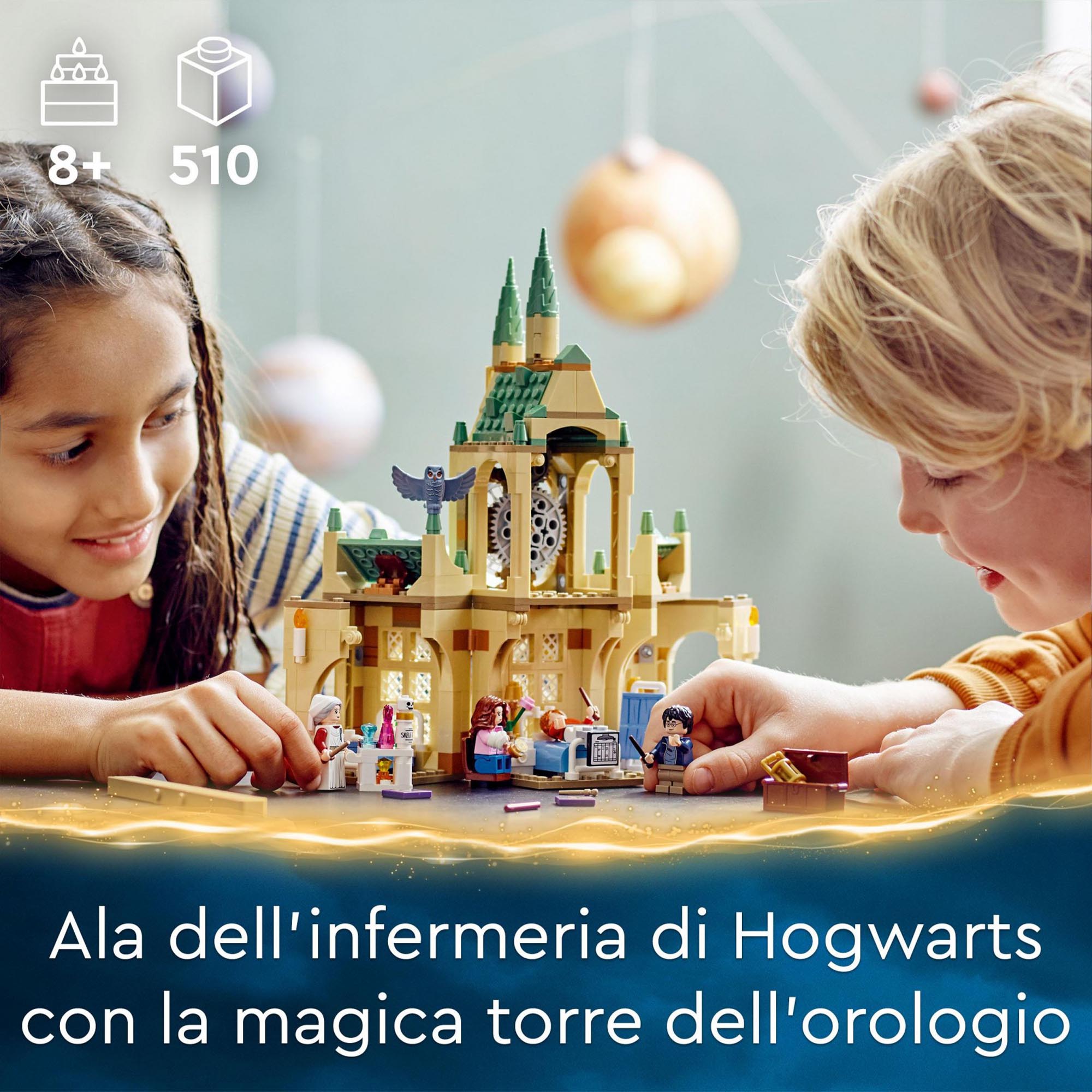 LEGO Harry Potter Ala dell'infermeria di Hogwarts, con Minifigure Ron Weasley,  76398, , large