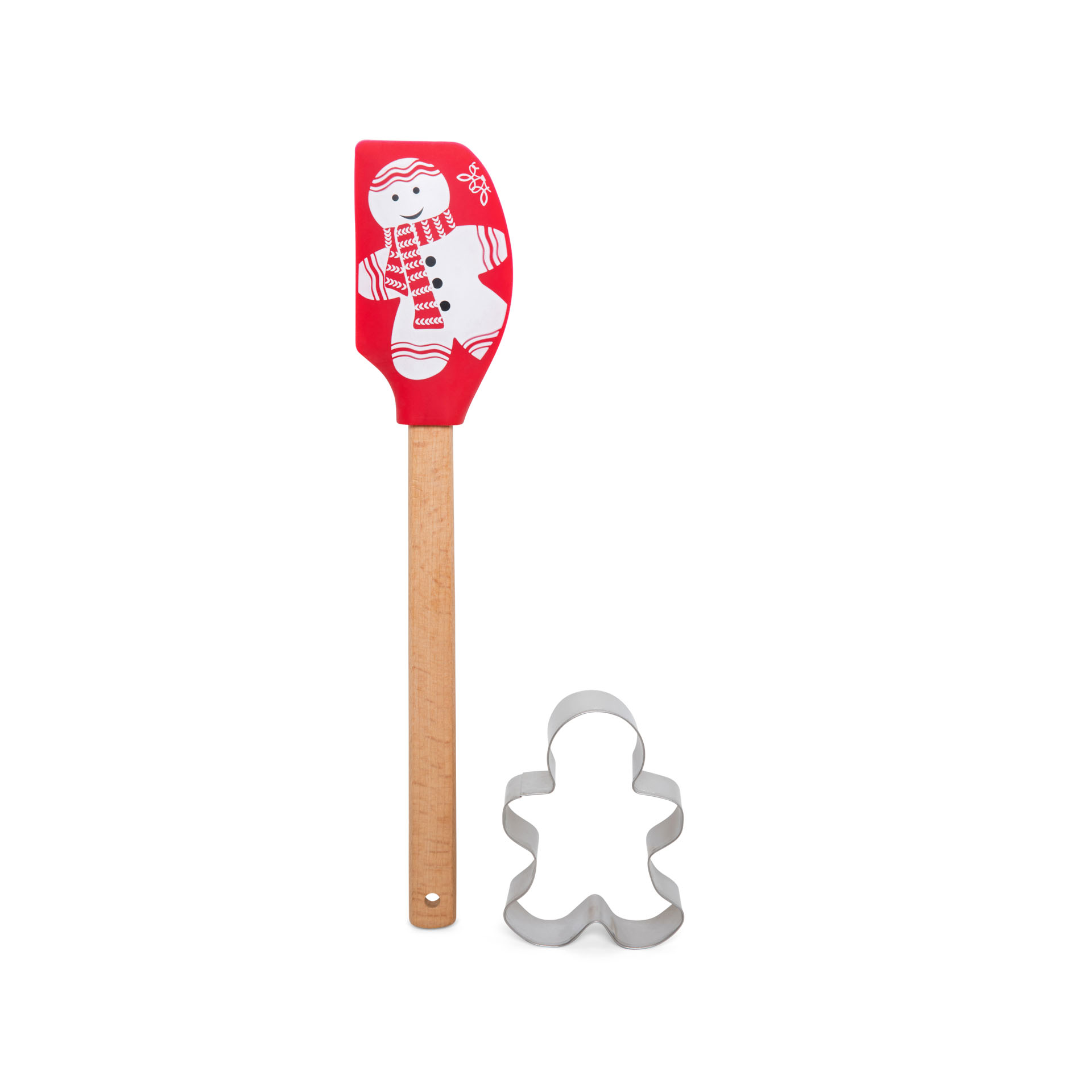 Set spatola con stampo per biscotti, , large