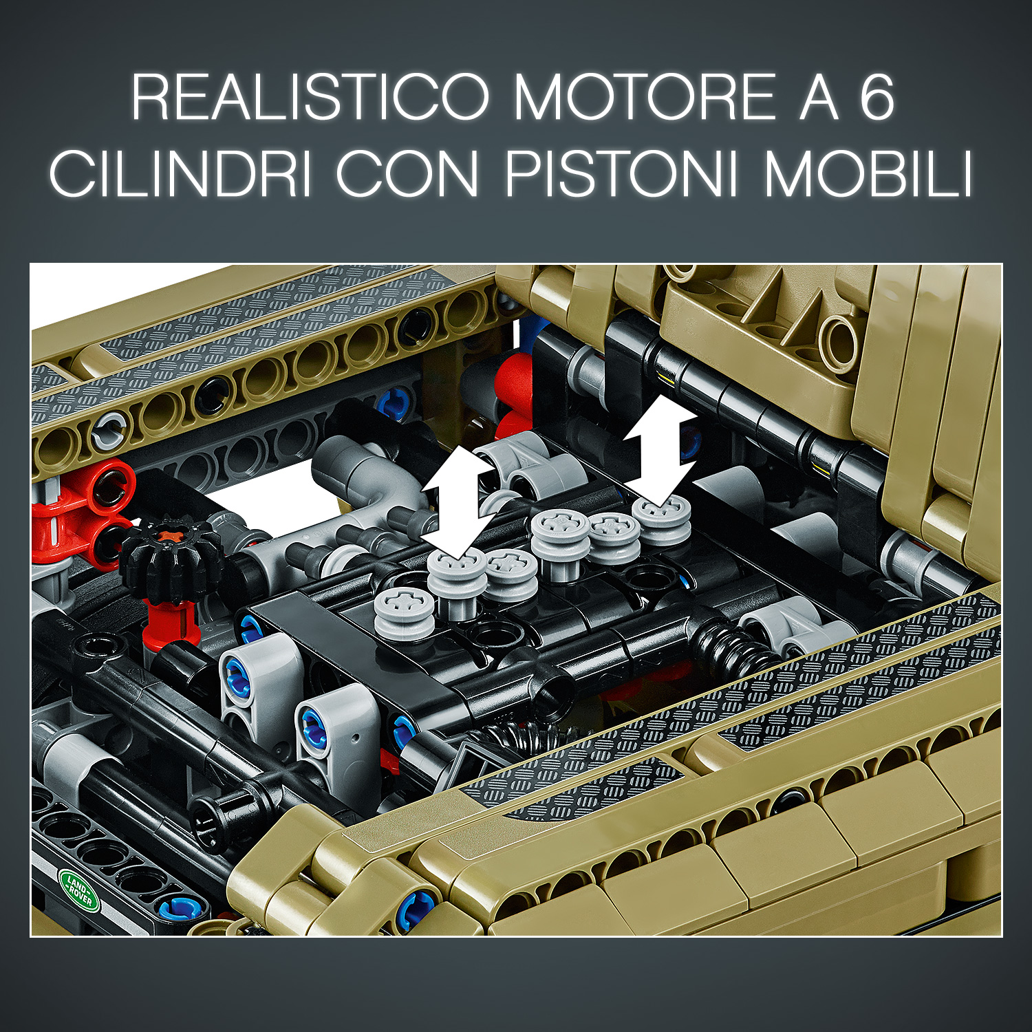 Lego Technic Land Rover Defender, Set Costruzioni Del Fuoristrada 4x4, Kit Di Mo 42110, , large