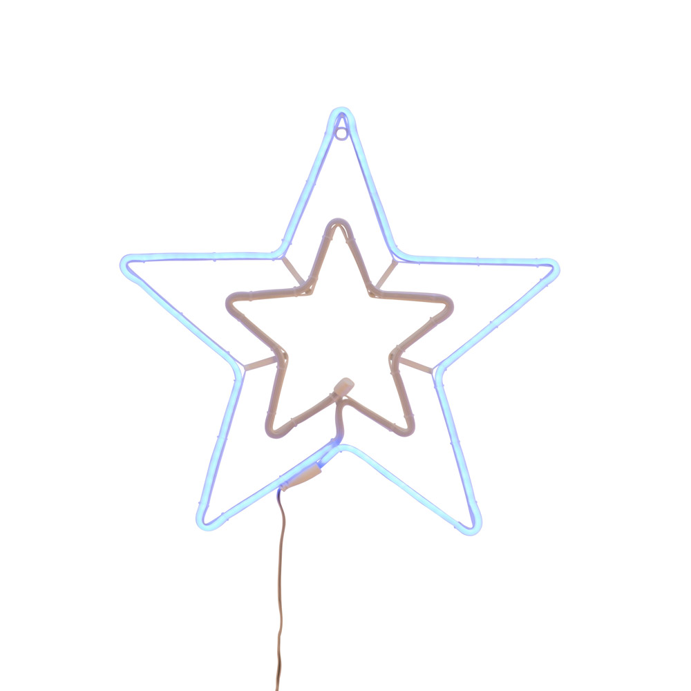 Doppia stella luminosa da esterno, , large