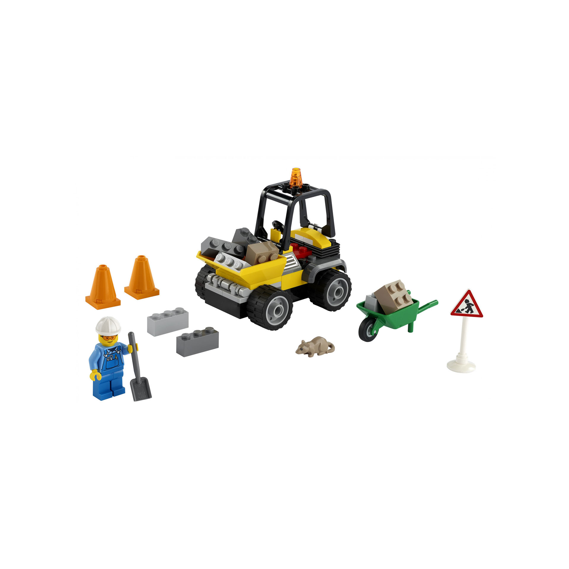 LEGO City Super Veicoli Ruspa da Cantiere, Veicolo con Caricatore Frontale per B 60284, , large