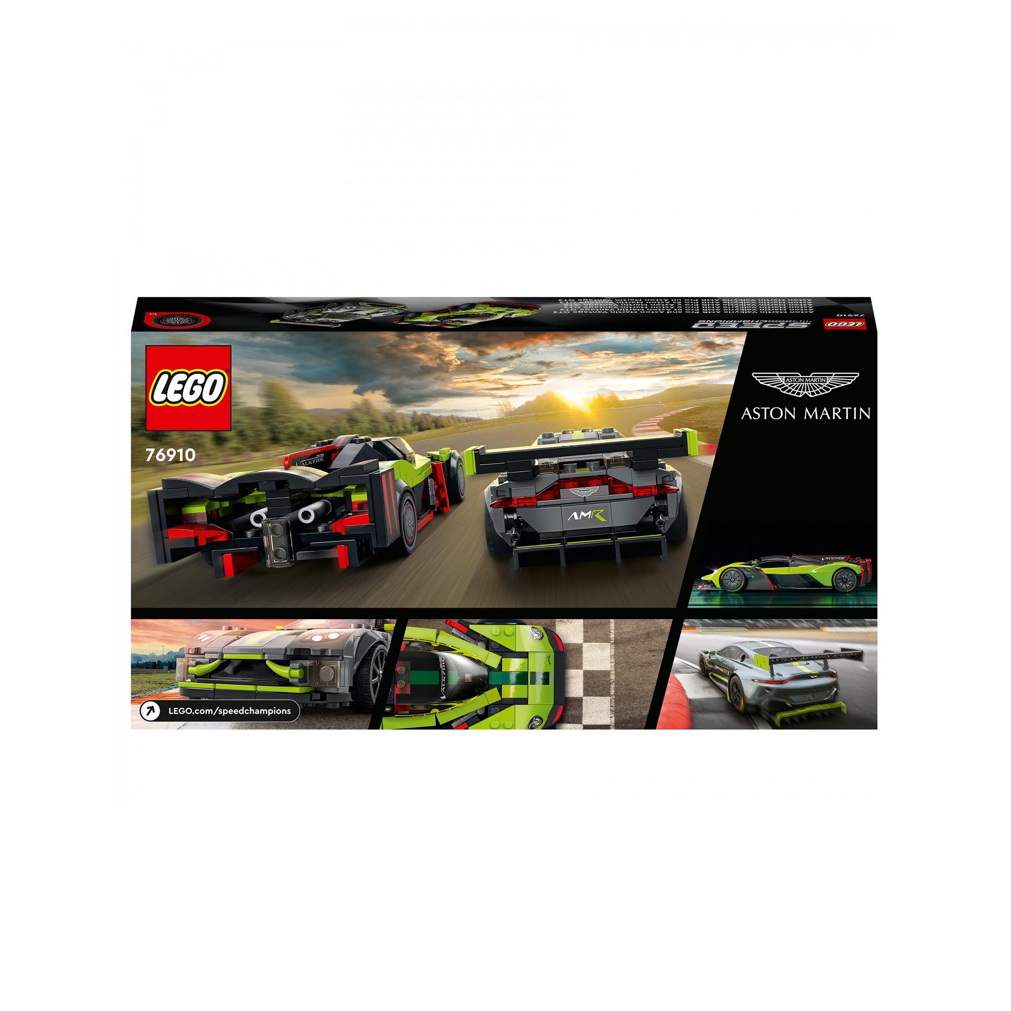 LEGO Speed Champions Aston Martin Valkyrie AMR Pro e Aston Martin Vantage GT3, 2 76910, , large